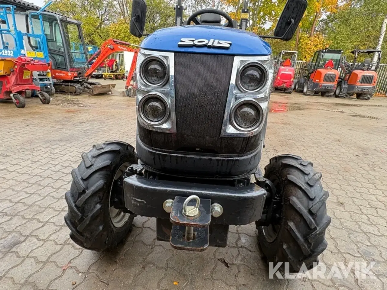 Billede 9 - Minitraktor Solis H26 hst med stennedlægningsfræser