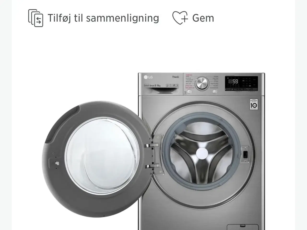 Billede 5 - LG Vaskemaskine/tørretumbler kombi