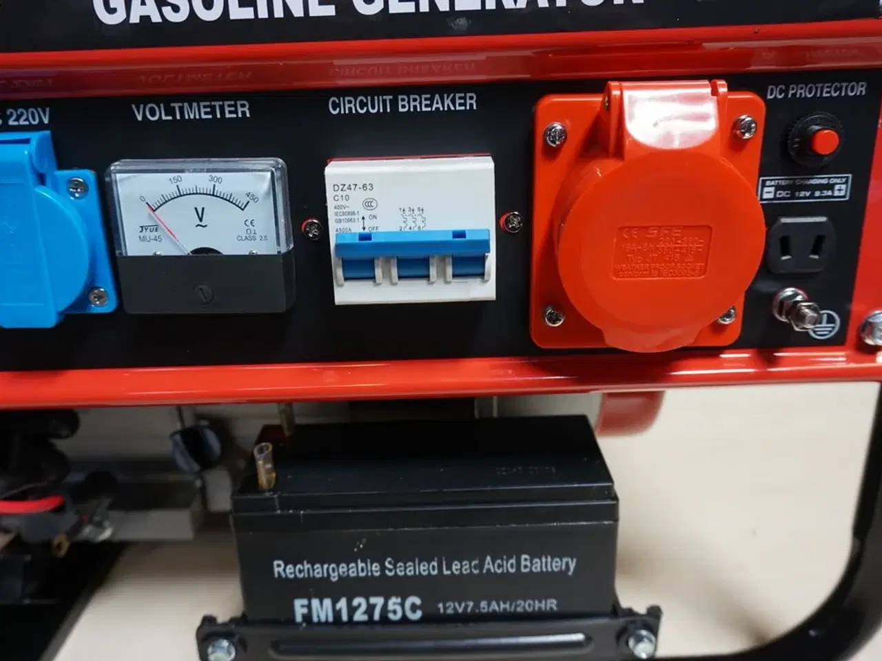 Billede 7 - Metallo Meta 8500WE 4 Takt Benzin generator med elstart