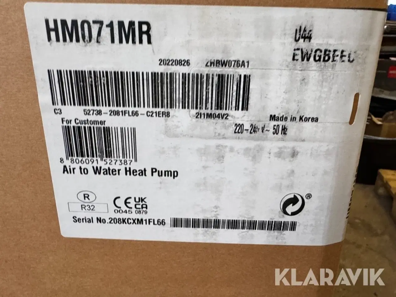 Billede 6 - Ude-del varmepumpe LG 7KW HM071MR.U44 Monoblok