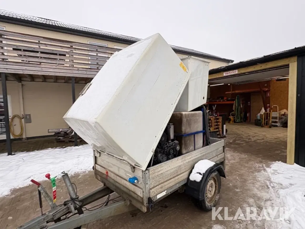 Billede 5 - Trailer med højtryksrenser Brenderup