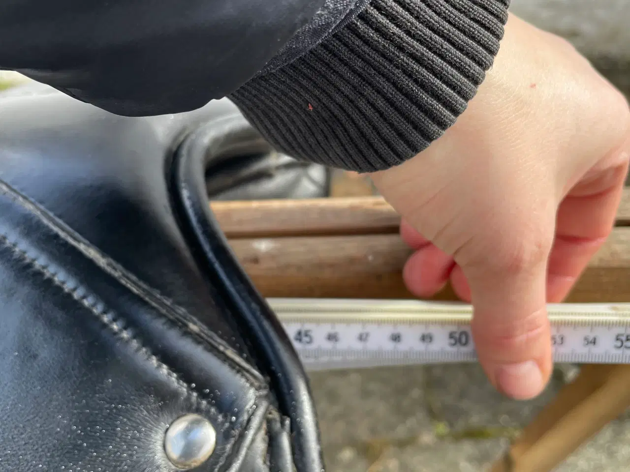 Billede 15 - Sort dressur sadel 16”