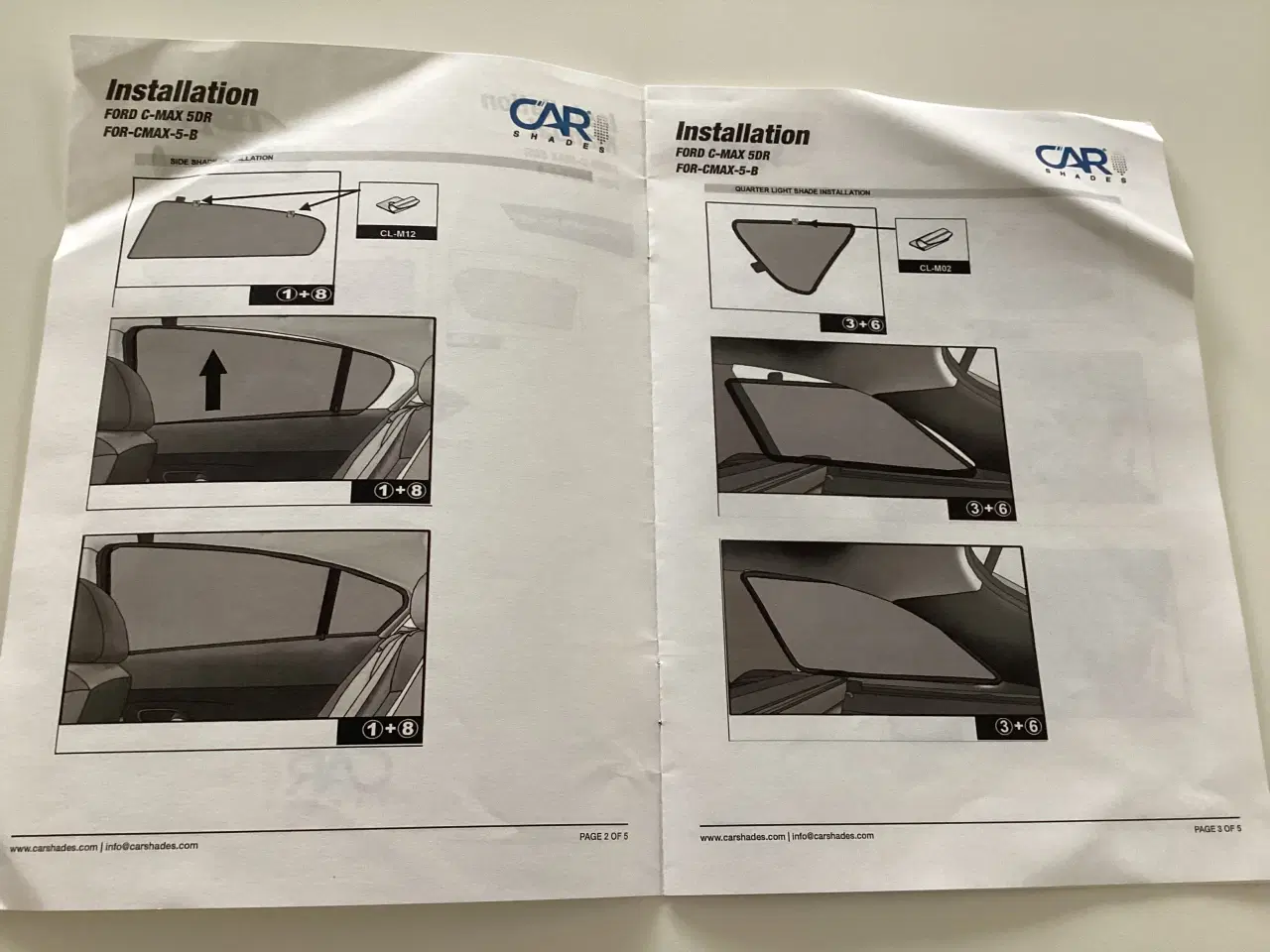 Billede 2 - Solgardiner til Ford C-Max