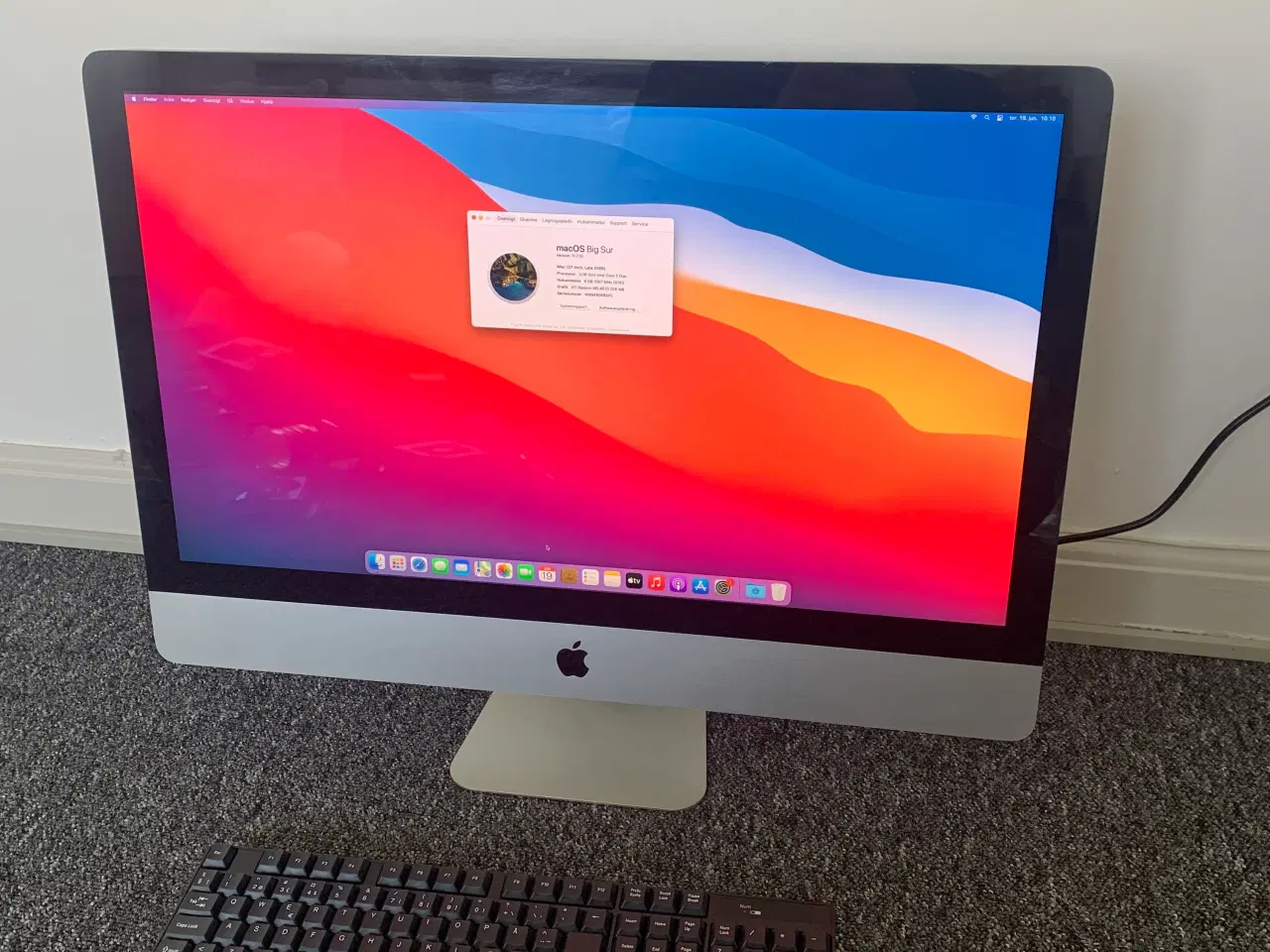 Billede 1 - iMac - 2009 - 8GB ram - 1000GB HDD