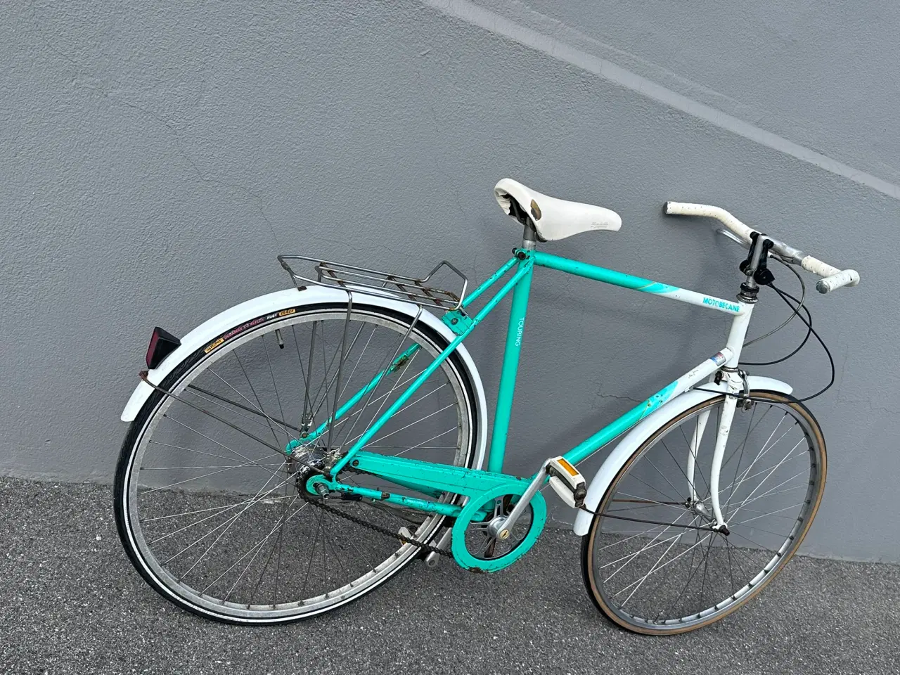 Billede 4 - Hvid / turkis Motobecane Touring herre retrocykel