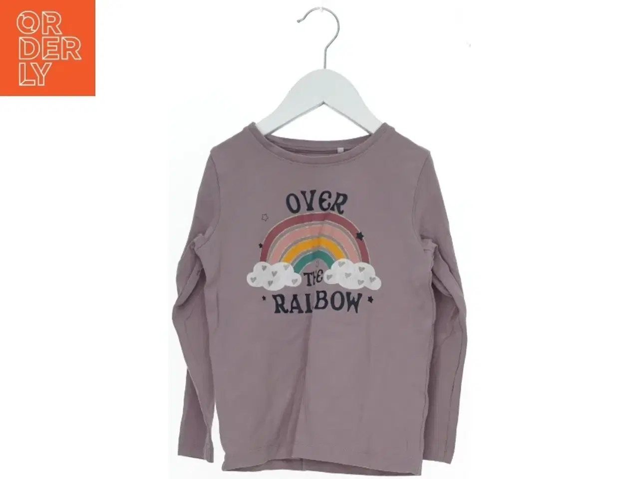 Billede 1 - Langærmet trøje med regnbuemotiv fra Guppy (str. 110)