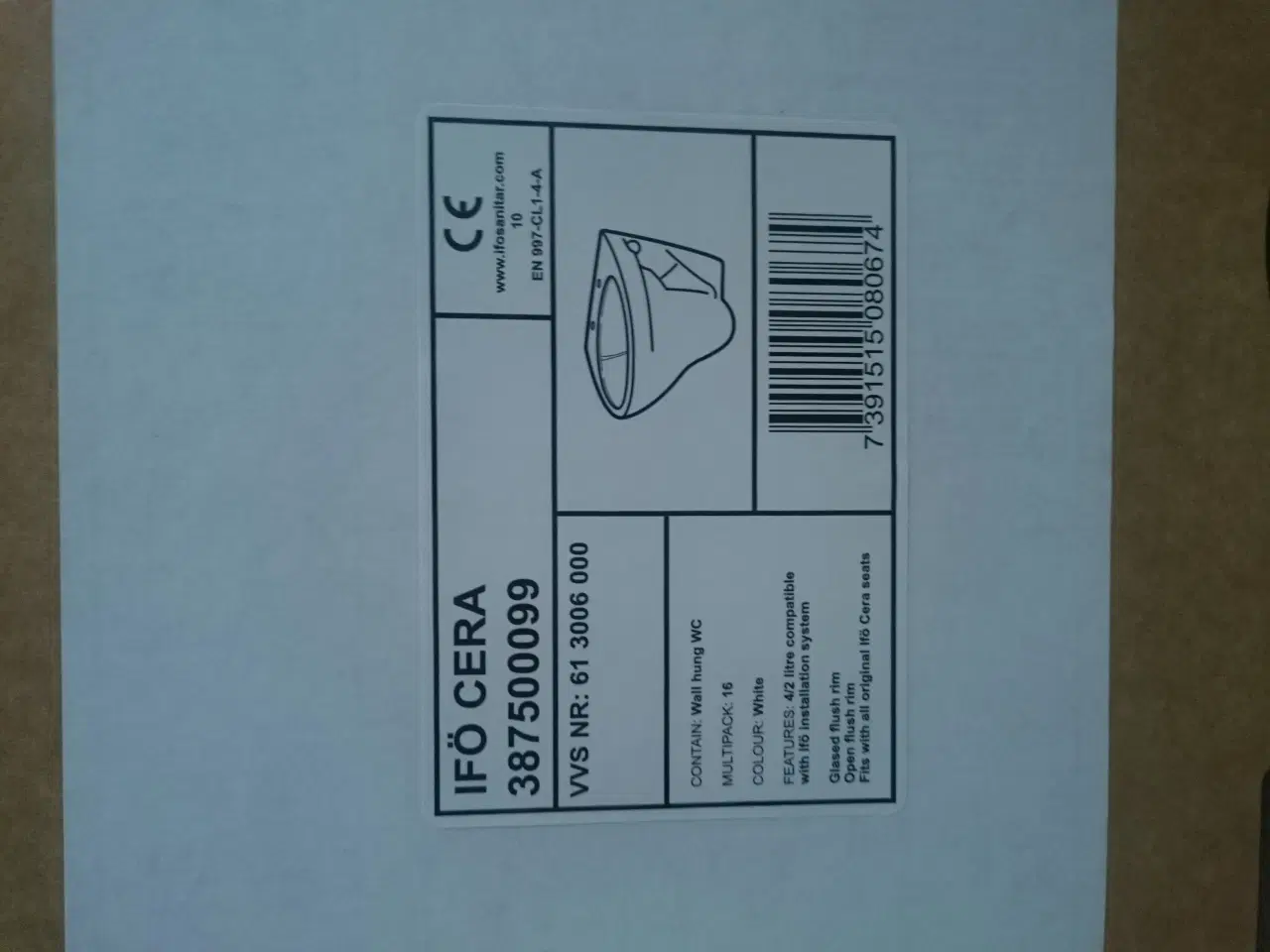 Billede 2 - 2 stk ubrugt IFÖ CERA Hængeskål 