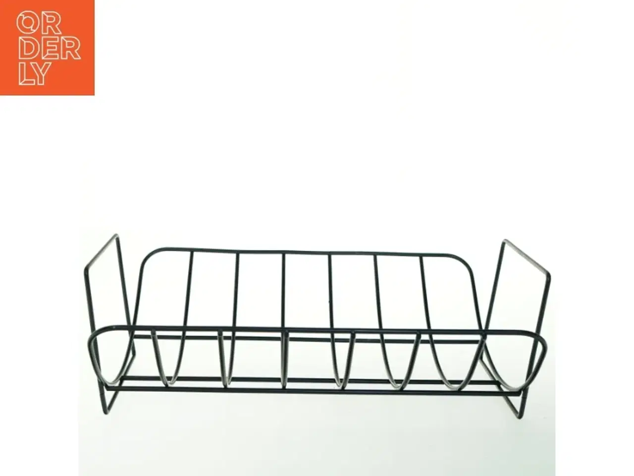 Billede 1 - Sort metal hylde (str. 36 x 25 cm)