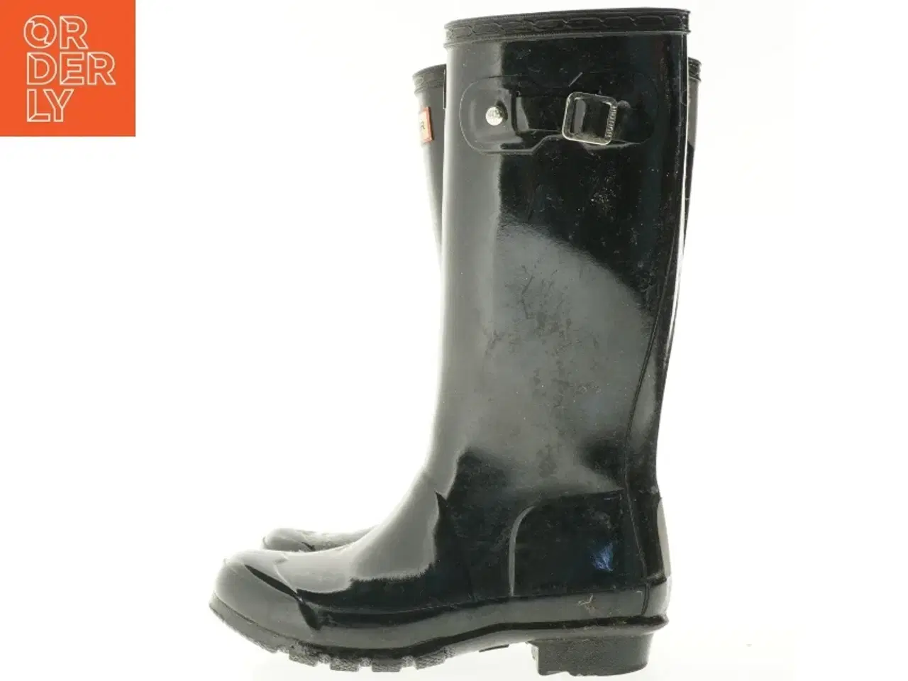 Billede 7 - Sorte gummistøvler fra Hunter (str. 33)