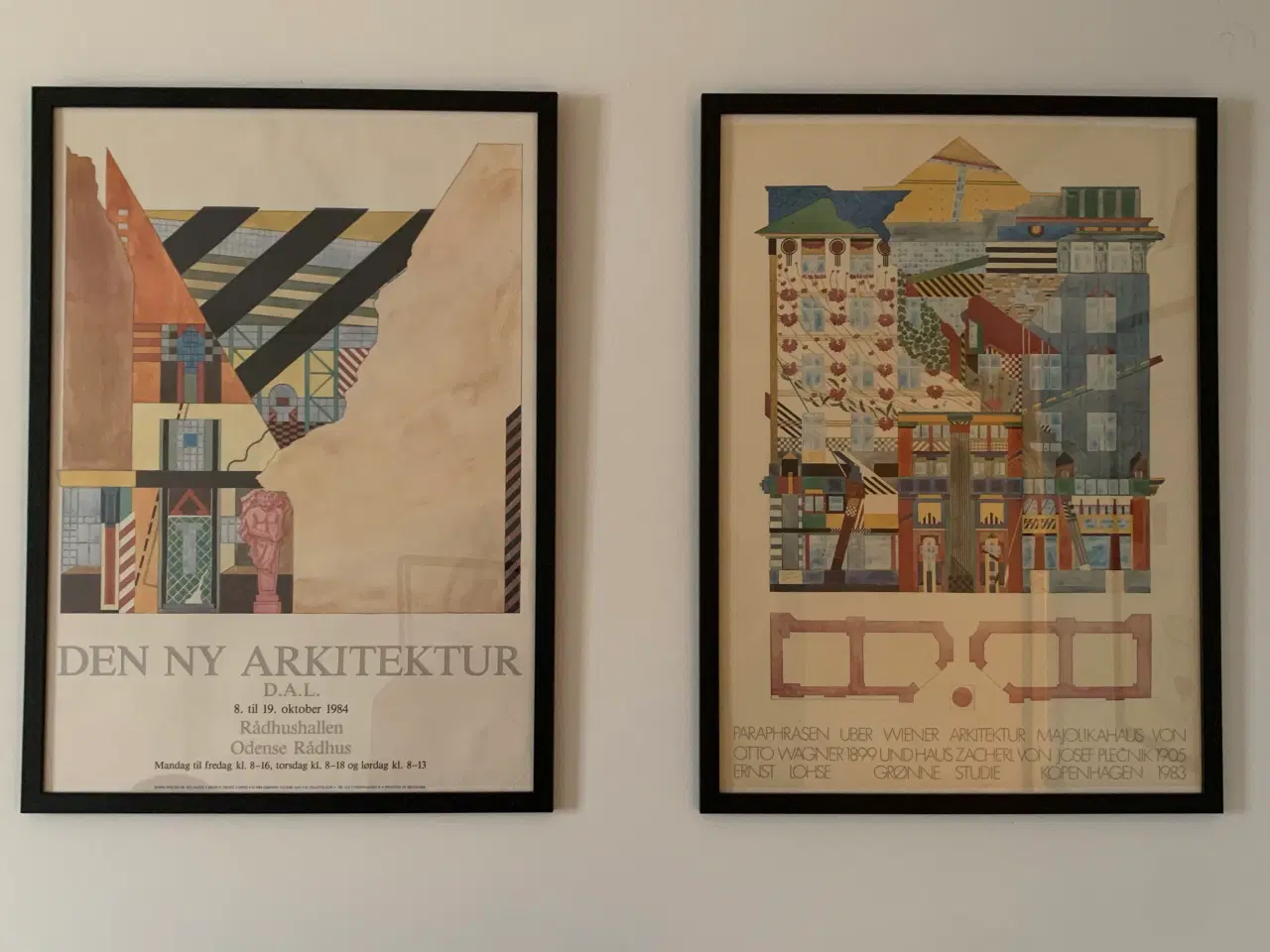 Billede 1 - Gamle arkitekturplakater trykt hos Grønne Studie