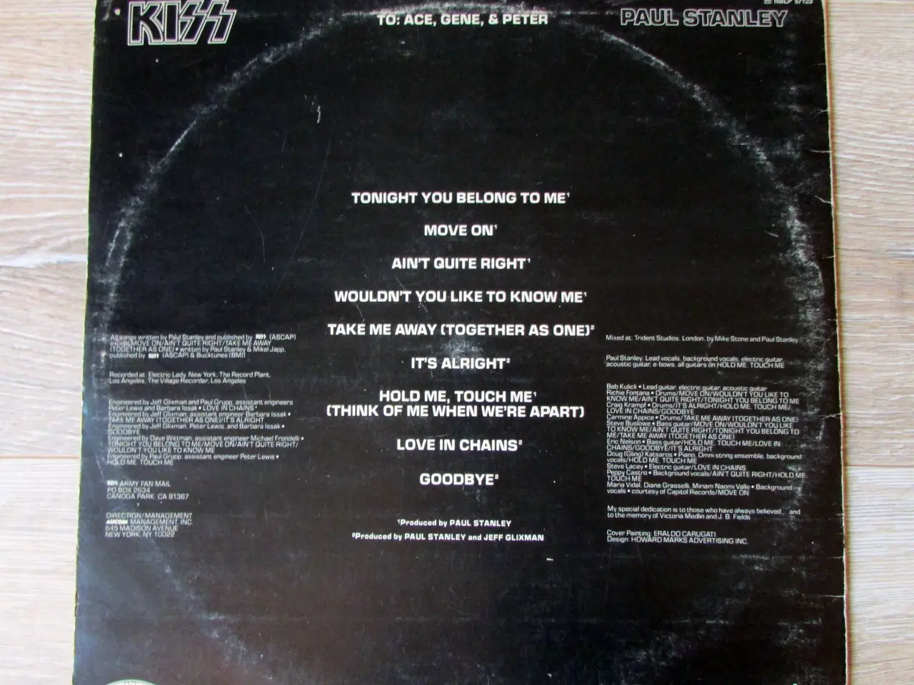 Billede 2 - KISS - PAUL STANLEY LP