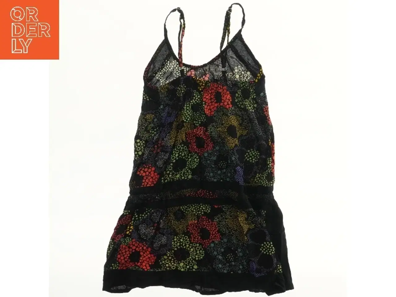 Billede 2 - Blomstret kjole med stropper fra Oli (str. 128)