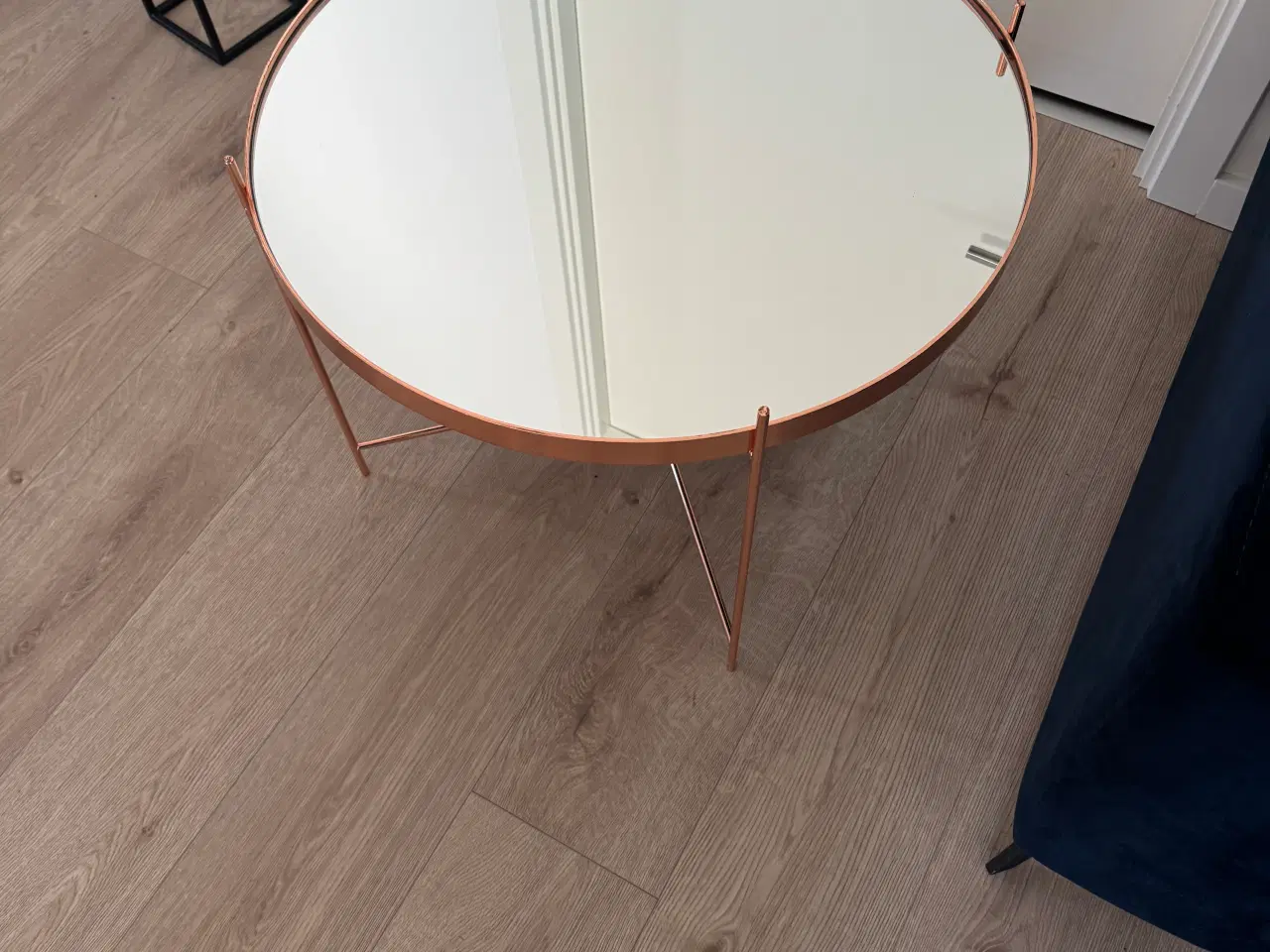 Billede 3 - sofabord, messing/spejl