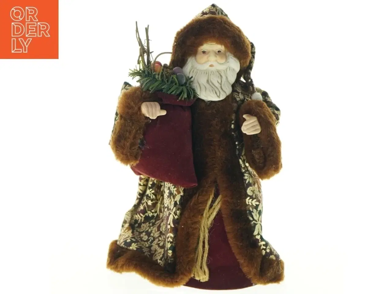 Billede 1 - Stof julemandsfigur (str. 25 cm)