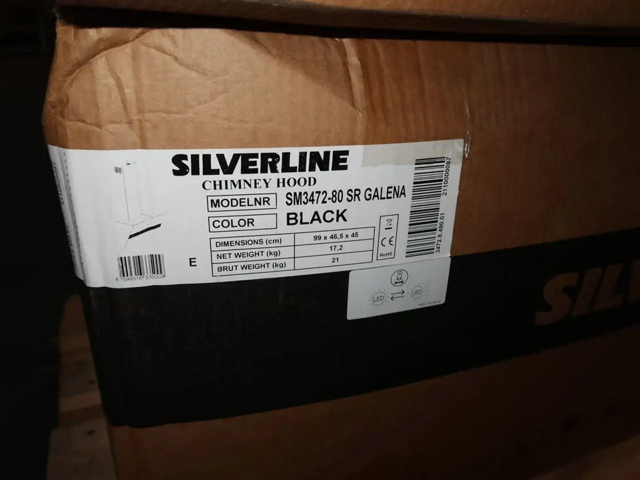 Billede 2 - Emhætte SILVERLINE SM3472-80 SR GALENA