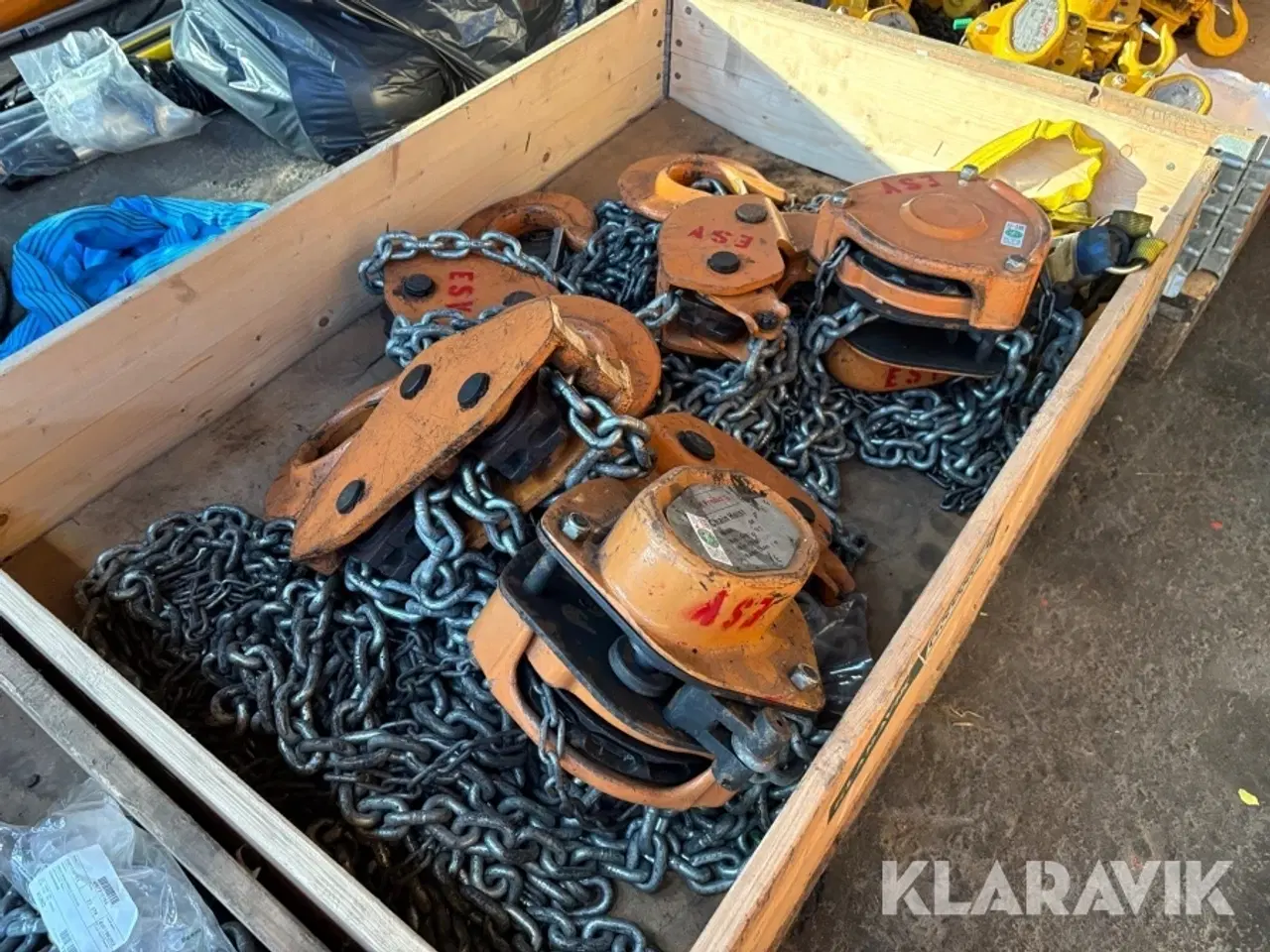 Billede 1 - Krantaljer DK Products Chain hoist 2 enheder - 10T