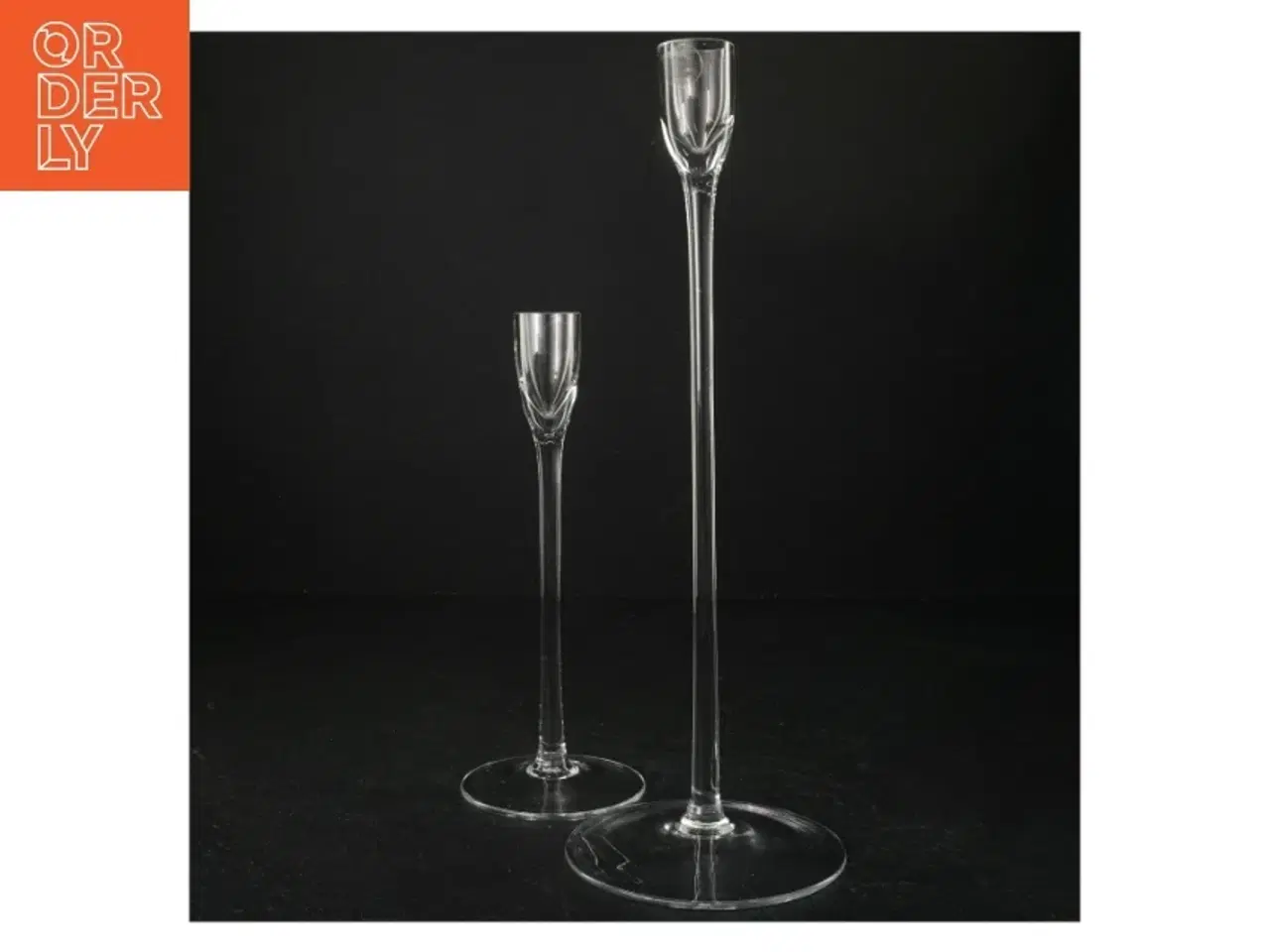 Billede 2 - Lysestager (str. 30 og 20 cm. 3 cm i diameter)