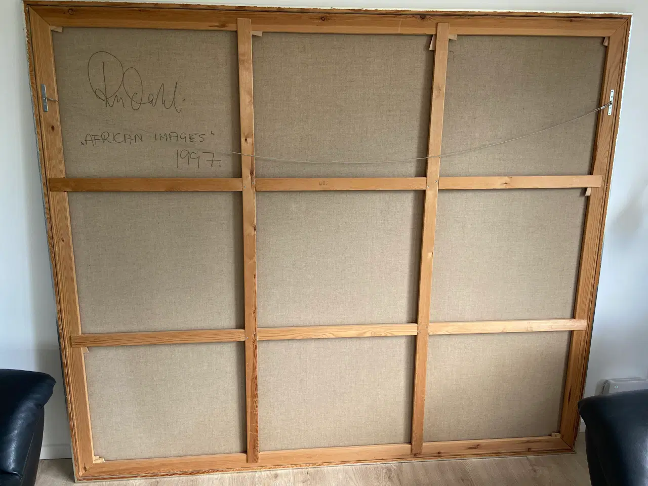 Billede 6 - Per Dahl, African Images, Maleri 1997, højde 173, 