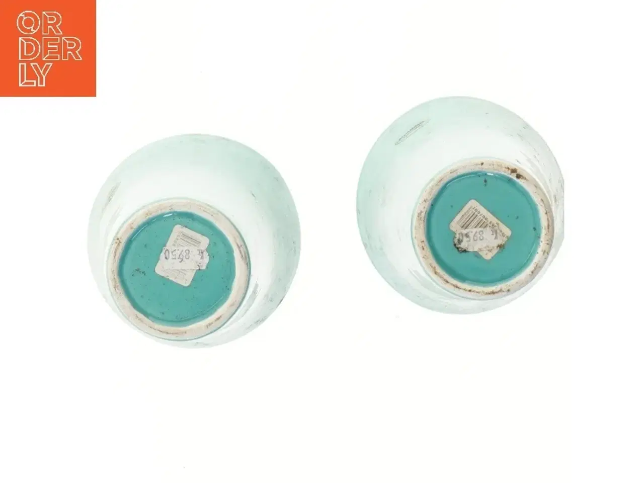 Billede 3 - To turkise vaser fra Stylemaker (str. 19 cm)