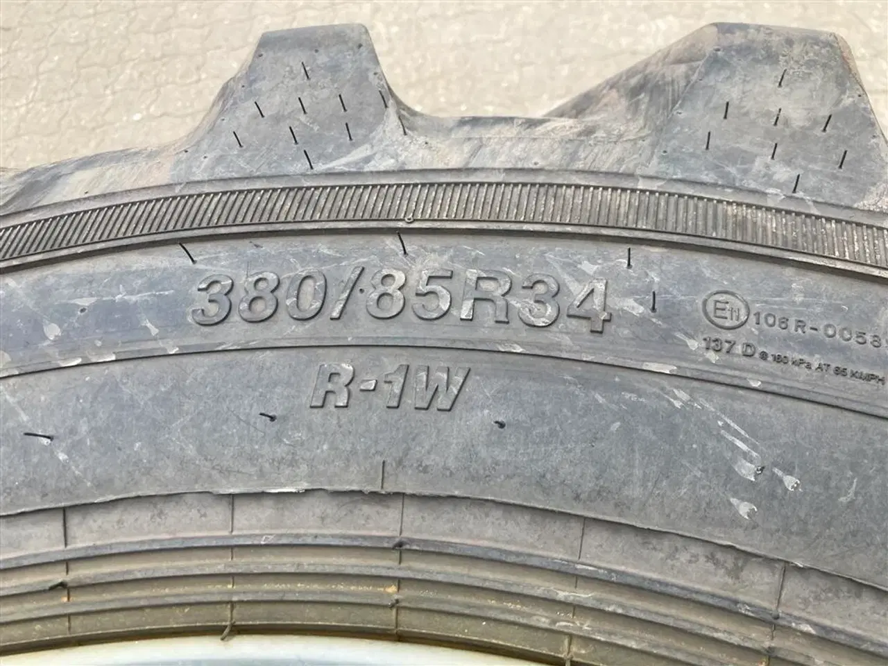 Billede 6 - Alliance 380/90-50 + 380/85-34 Fælge med løs ring til forskellige traktor modeller