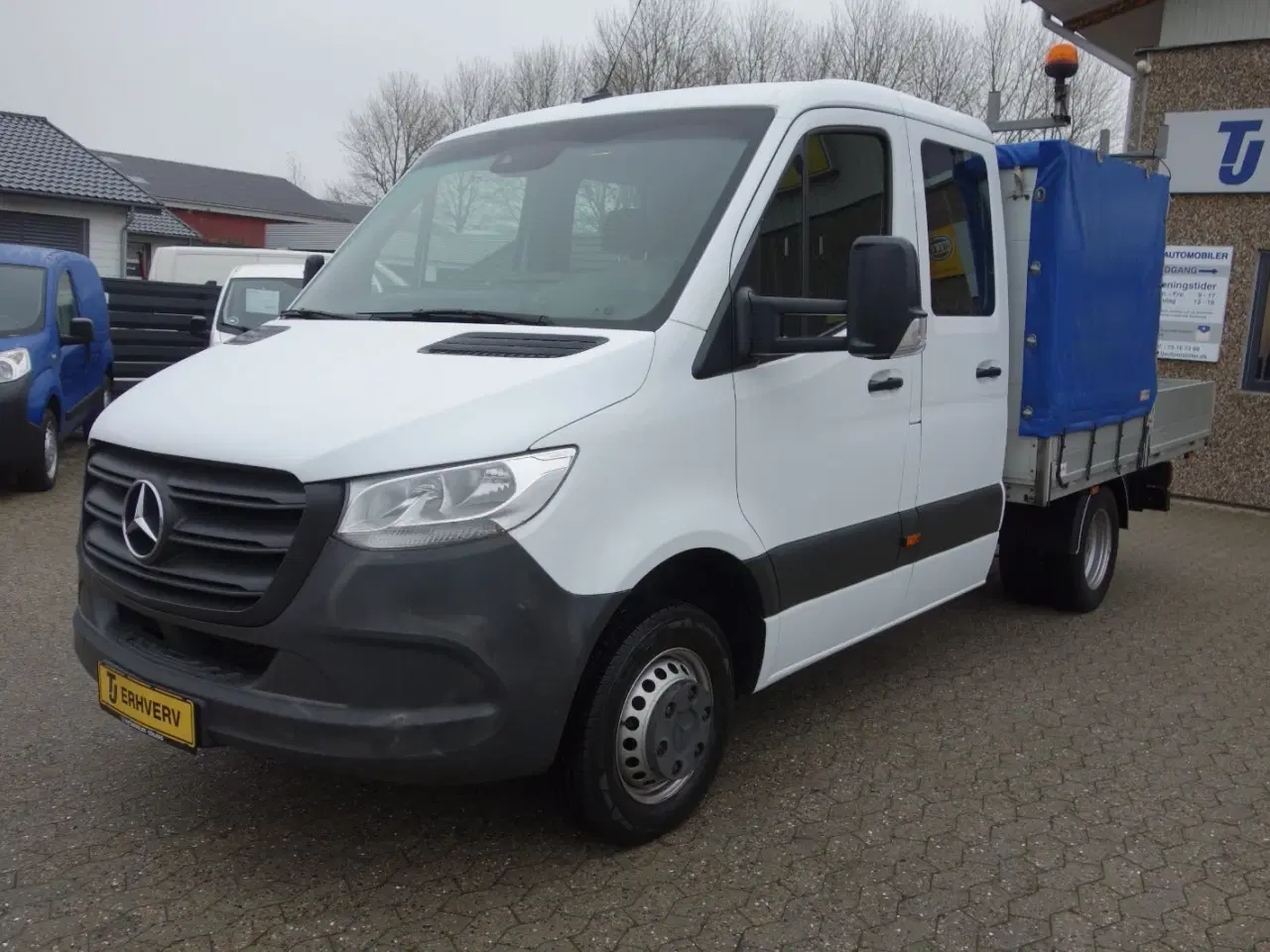 Billede 2 - Mercedes Sprinter 516 2,2 CDi A2 Mandskabsvogn m/lad RWD