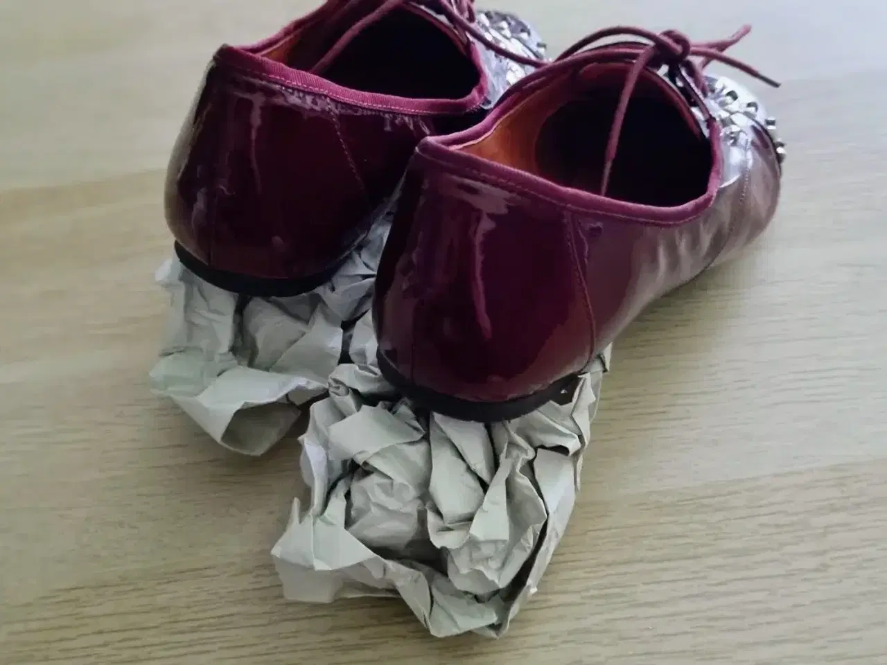 Billede 6 - Billi Bi flade læder/laksko med nitter