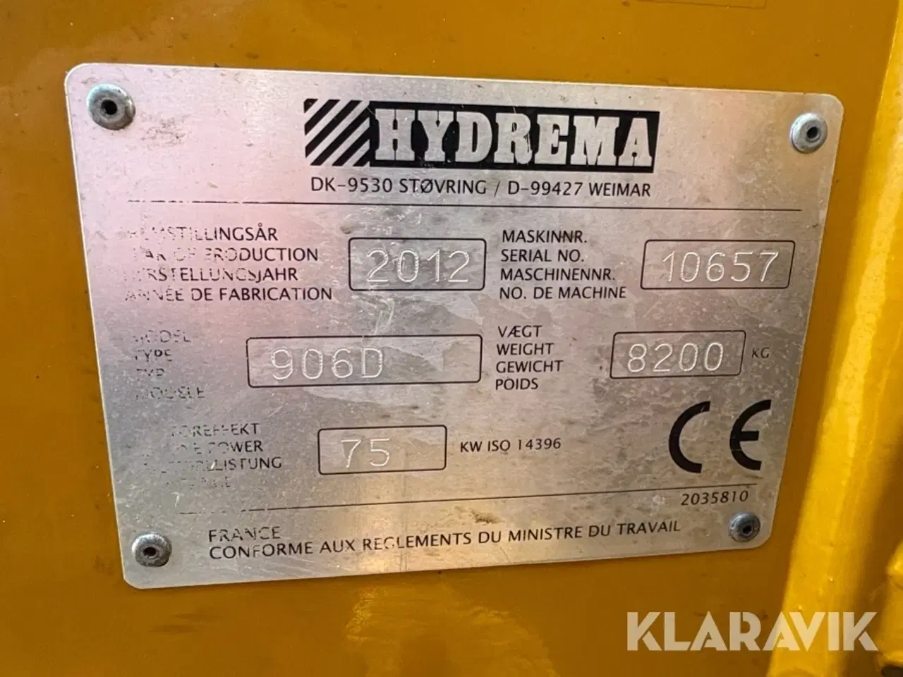 Billede 5 - Rendegraver Hydrema 906D