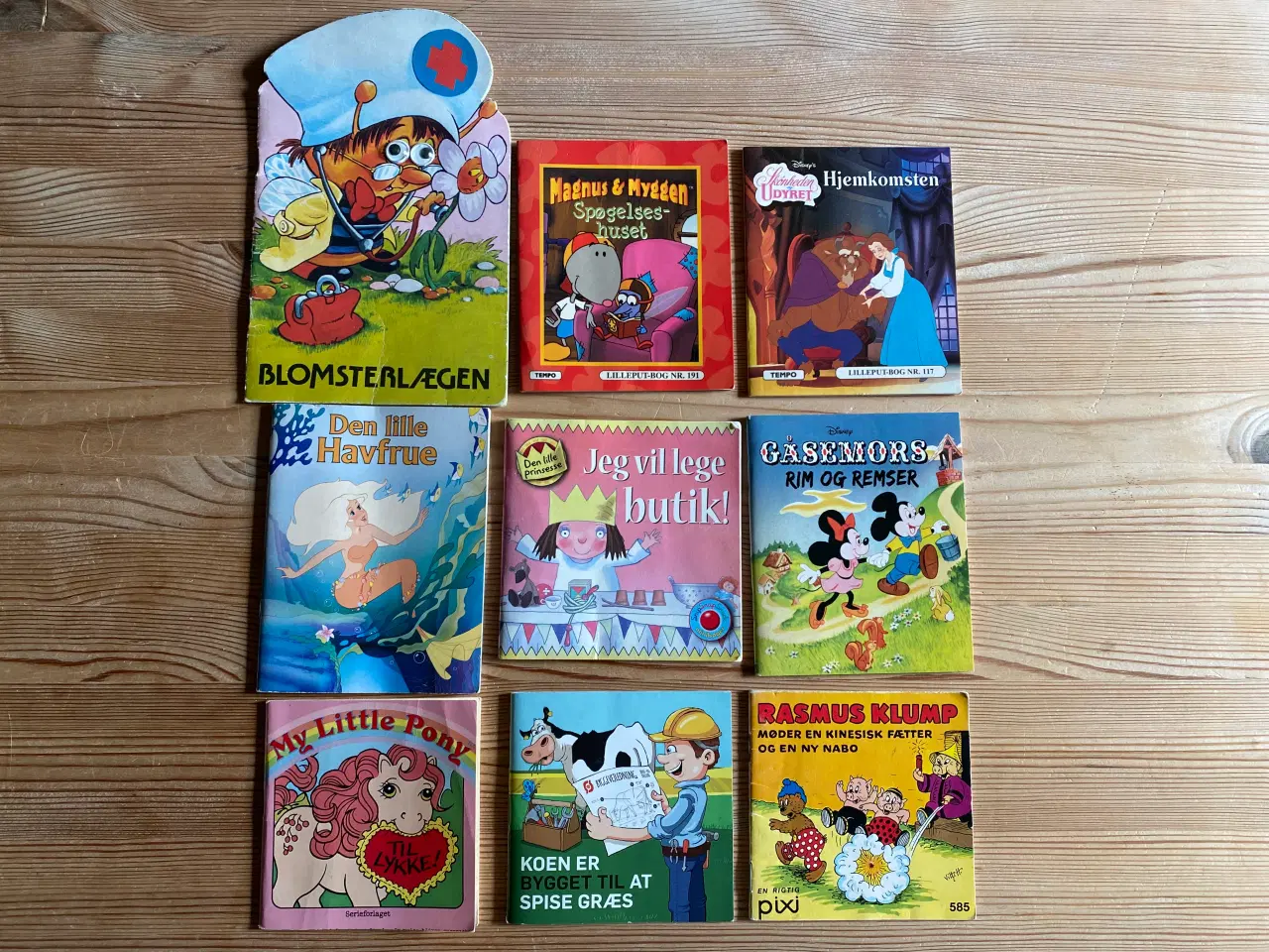 Billede 1 - 9 x 9 børnebøger, bl.a, Lilleput, Disney m.m