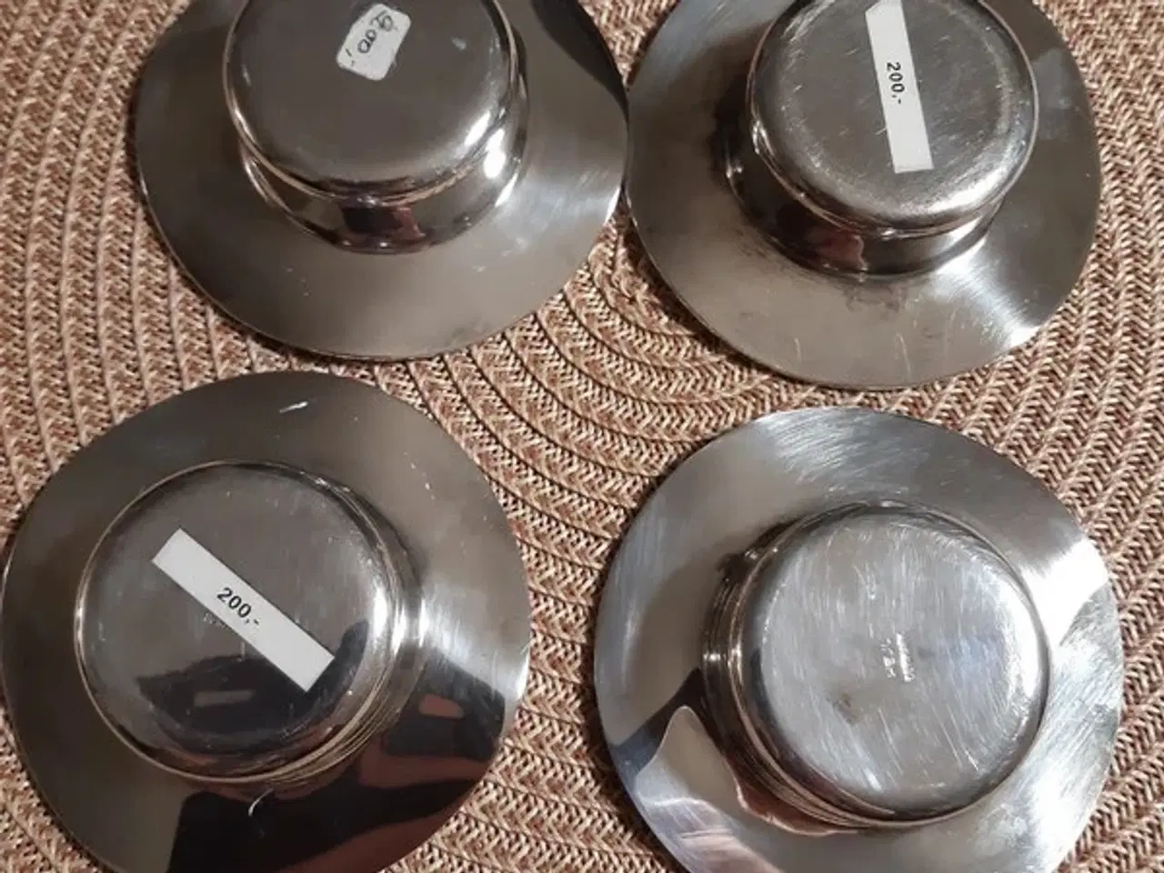 Billede 2 - 4 stk. Hejl lysestage 