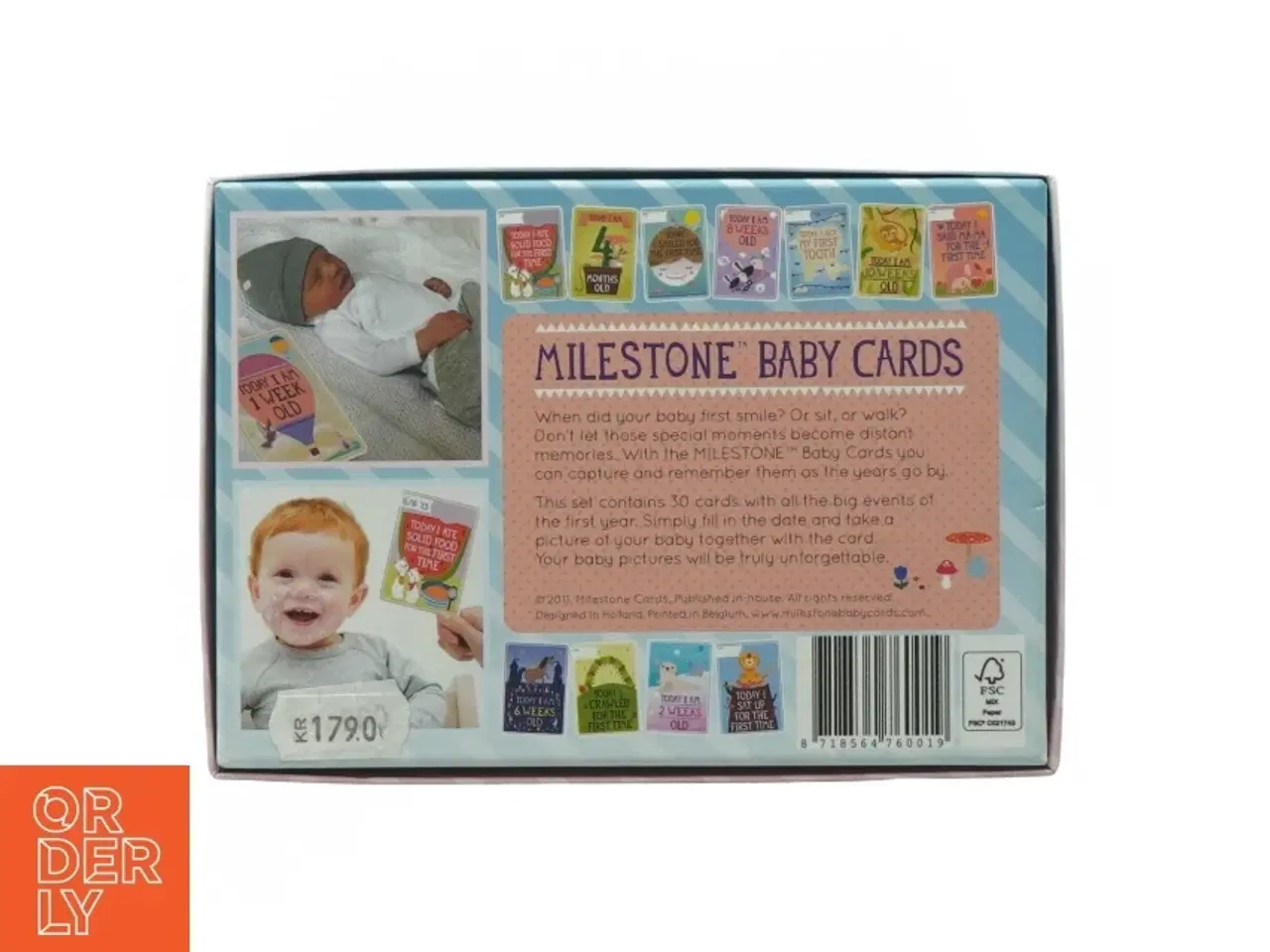 Billede 2 - Milestone Baby Cards (str. 16 x 11 cm)