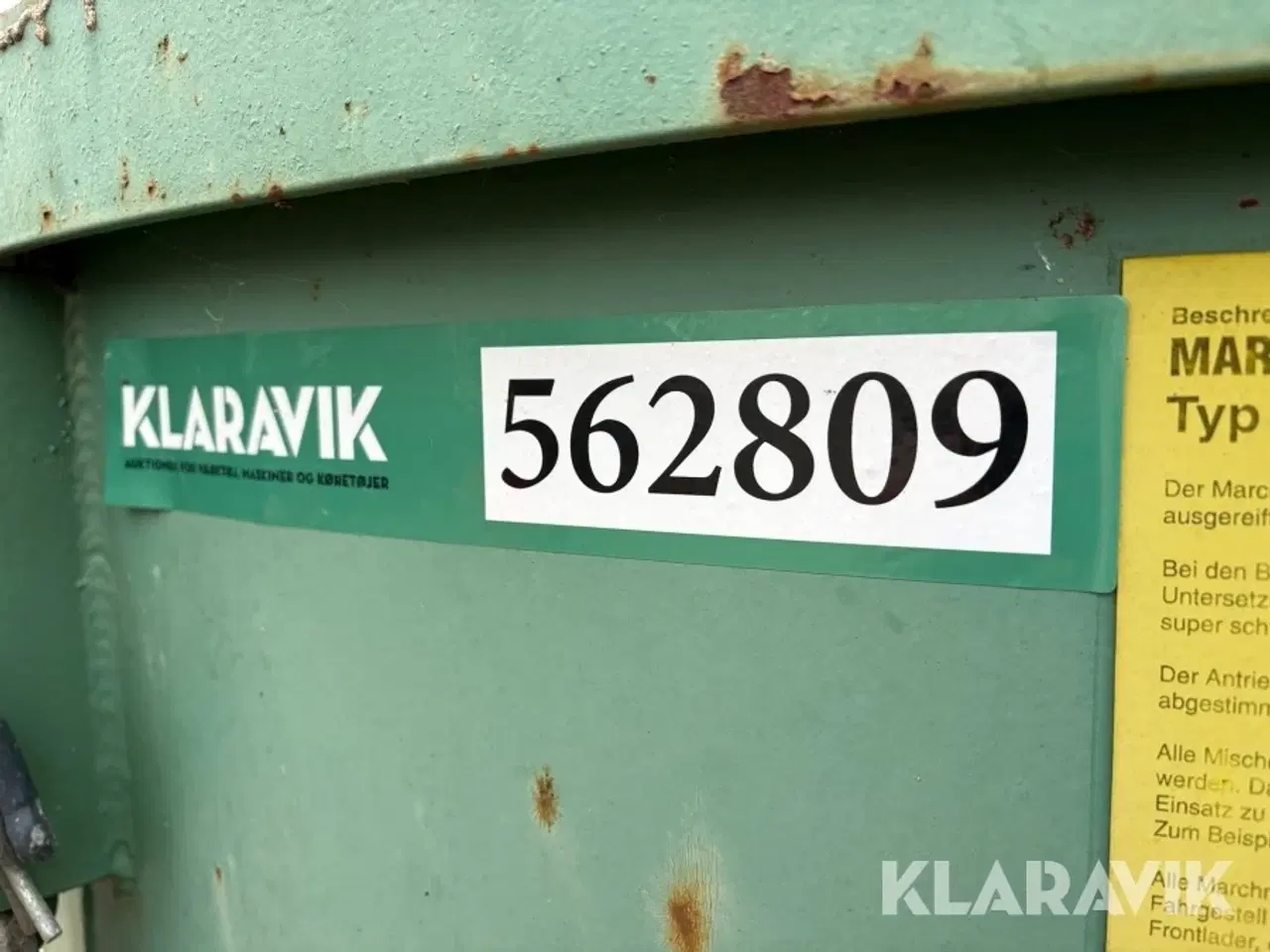 Billede 9 - Tvangsblander Marchner Traktor