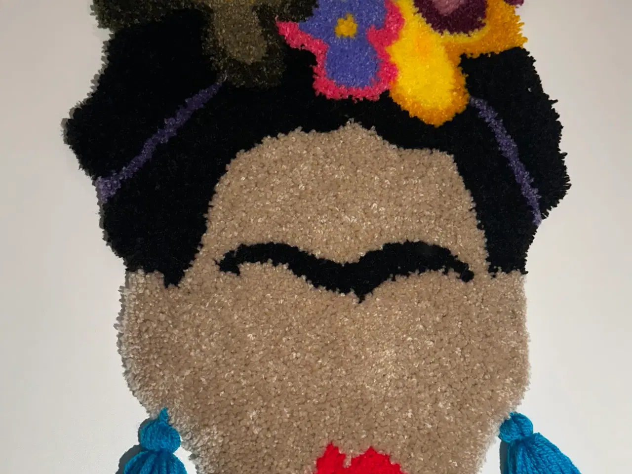 Billede 5 - Tuftet Frida Kahlo vægtæppe