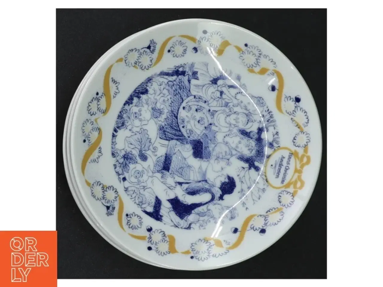 Billede 5 - H.C. Andersen eventyrtallerkener fra Lise Porcelain (str. Ø 13,5 cm)