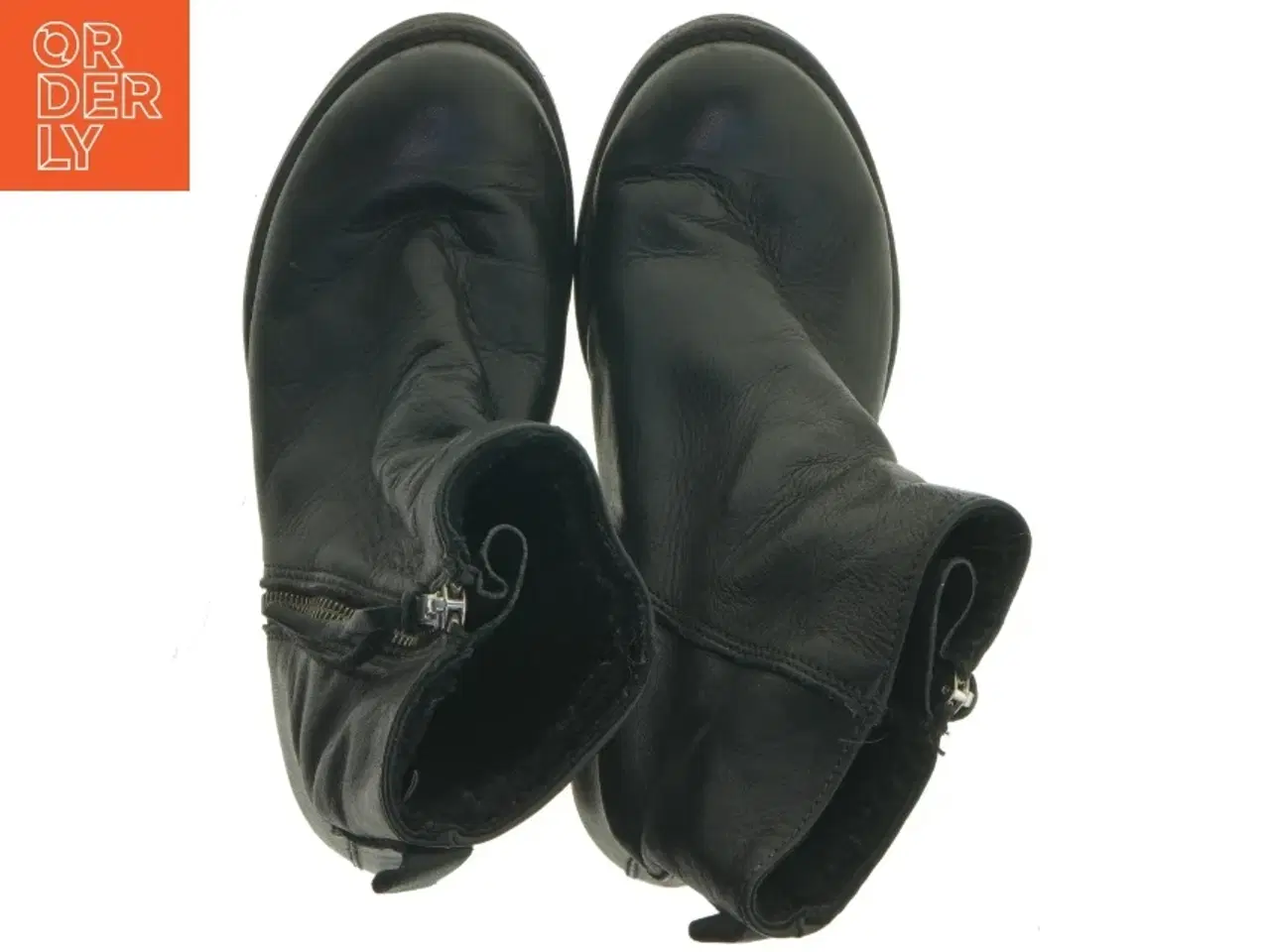 Billede 5 - Sorte ankelstøvler med lynlås (str. 36 )