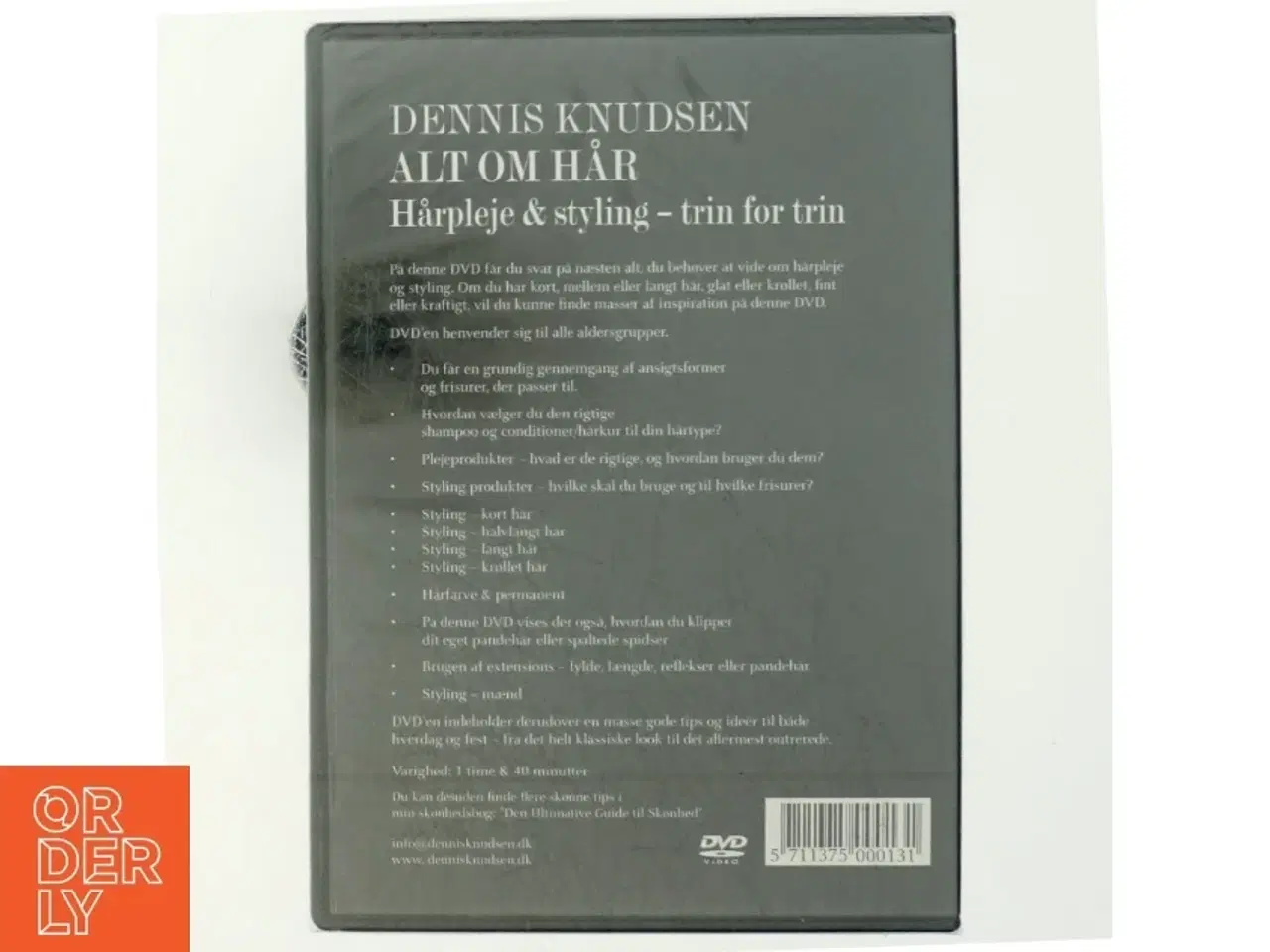 Billede 3 - Dennis Knudsen: Alt om hår, hårpleje og styling - trin for trin (DVD)