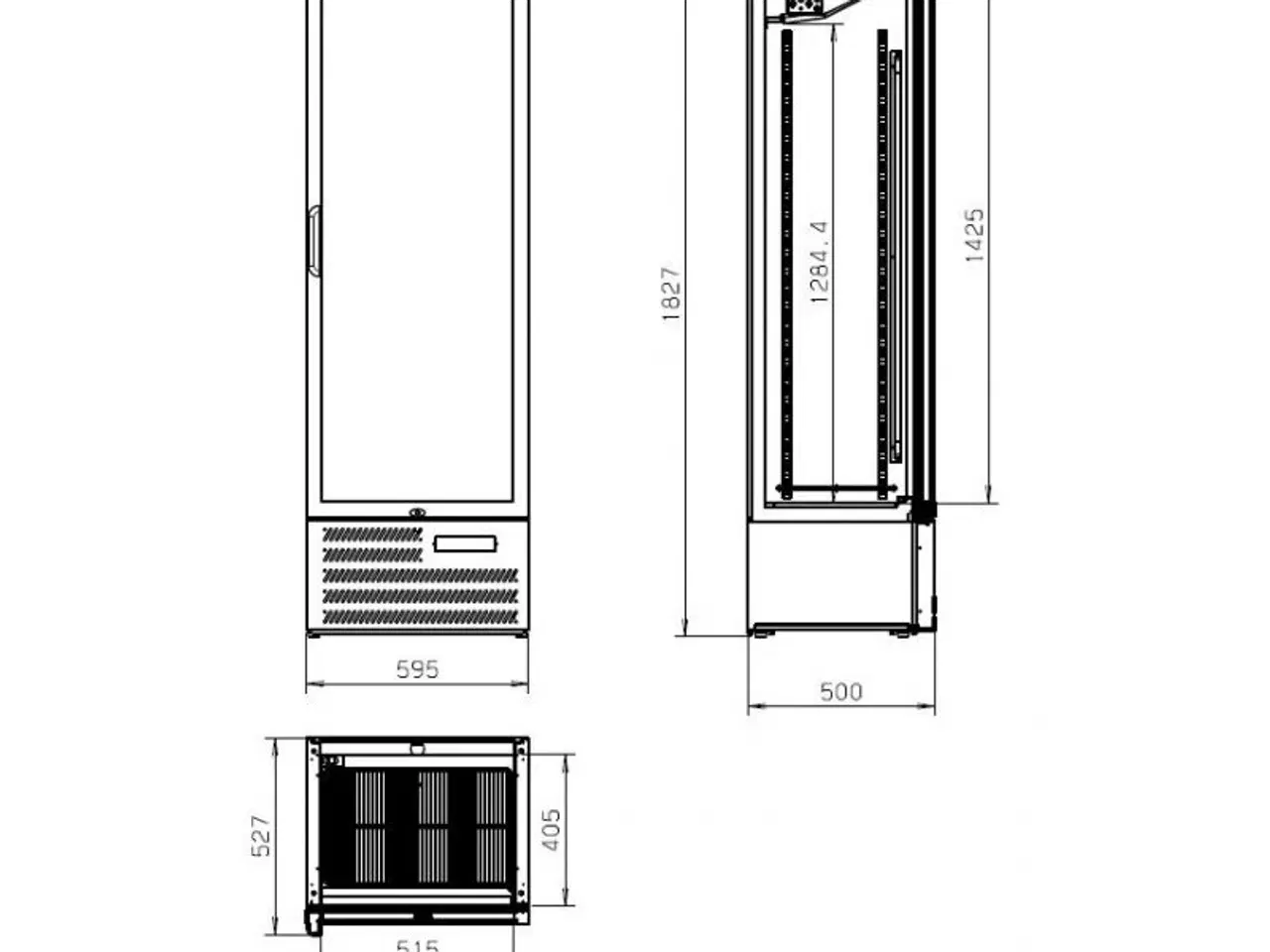 Billede 2 - Backbar – flaskekøleskab – 900x515x1820 mm 