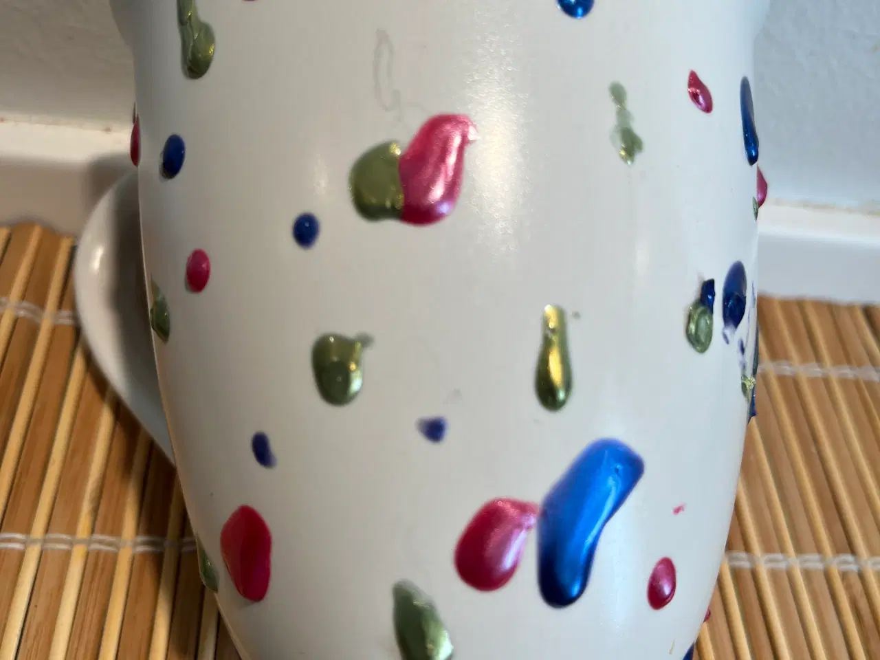 Billede 2 - Flot Höganäs krus med dekoration