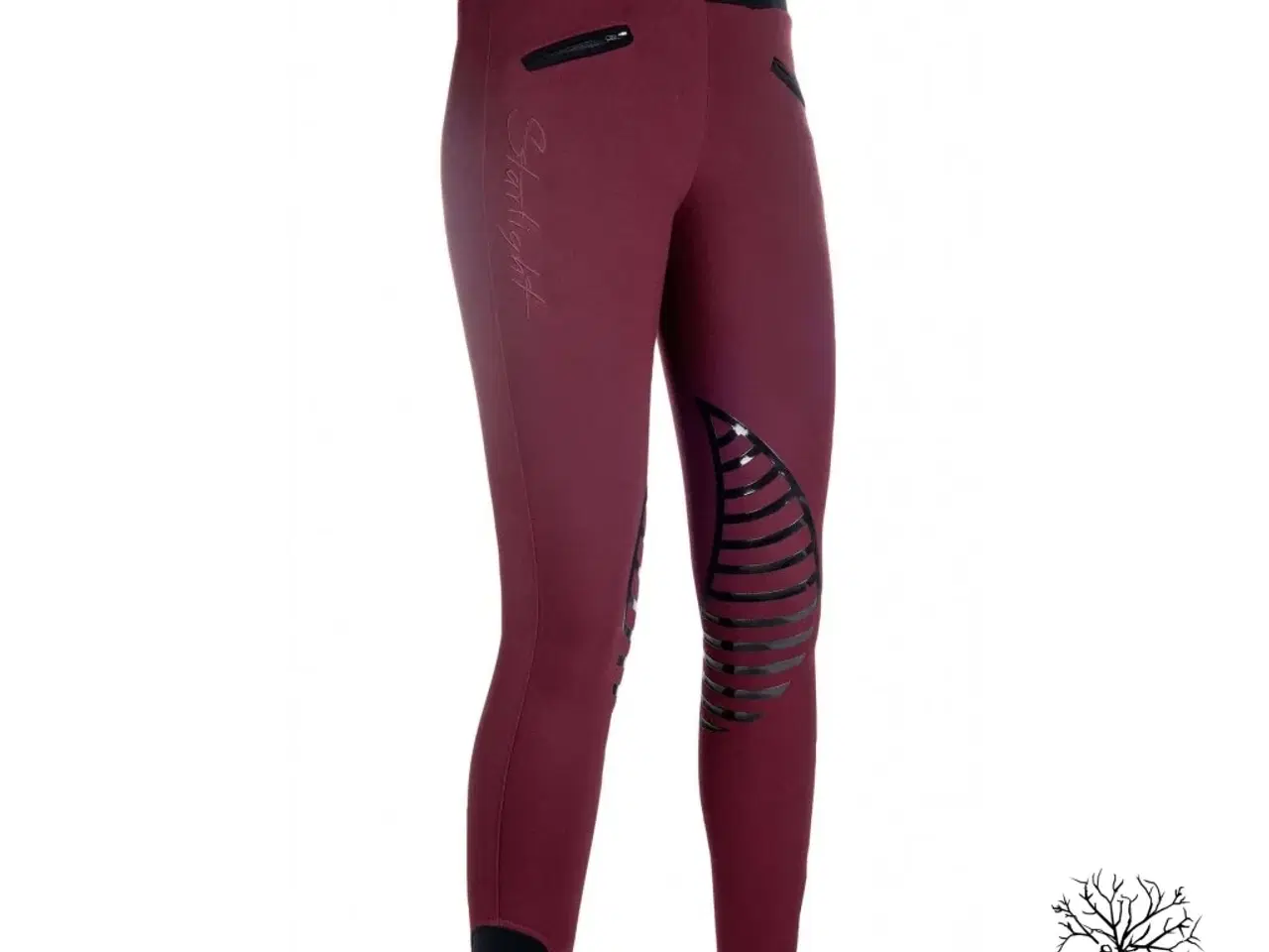 Billede 1 - Ridetights fra HKM -Bordaux -str 122/128