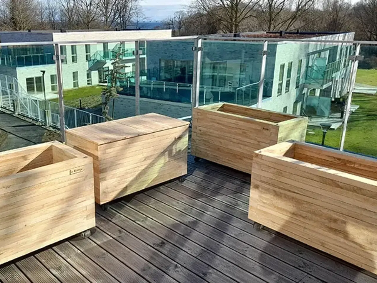 Billede 5 - Plantekasse i egetræ - byggesæt