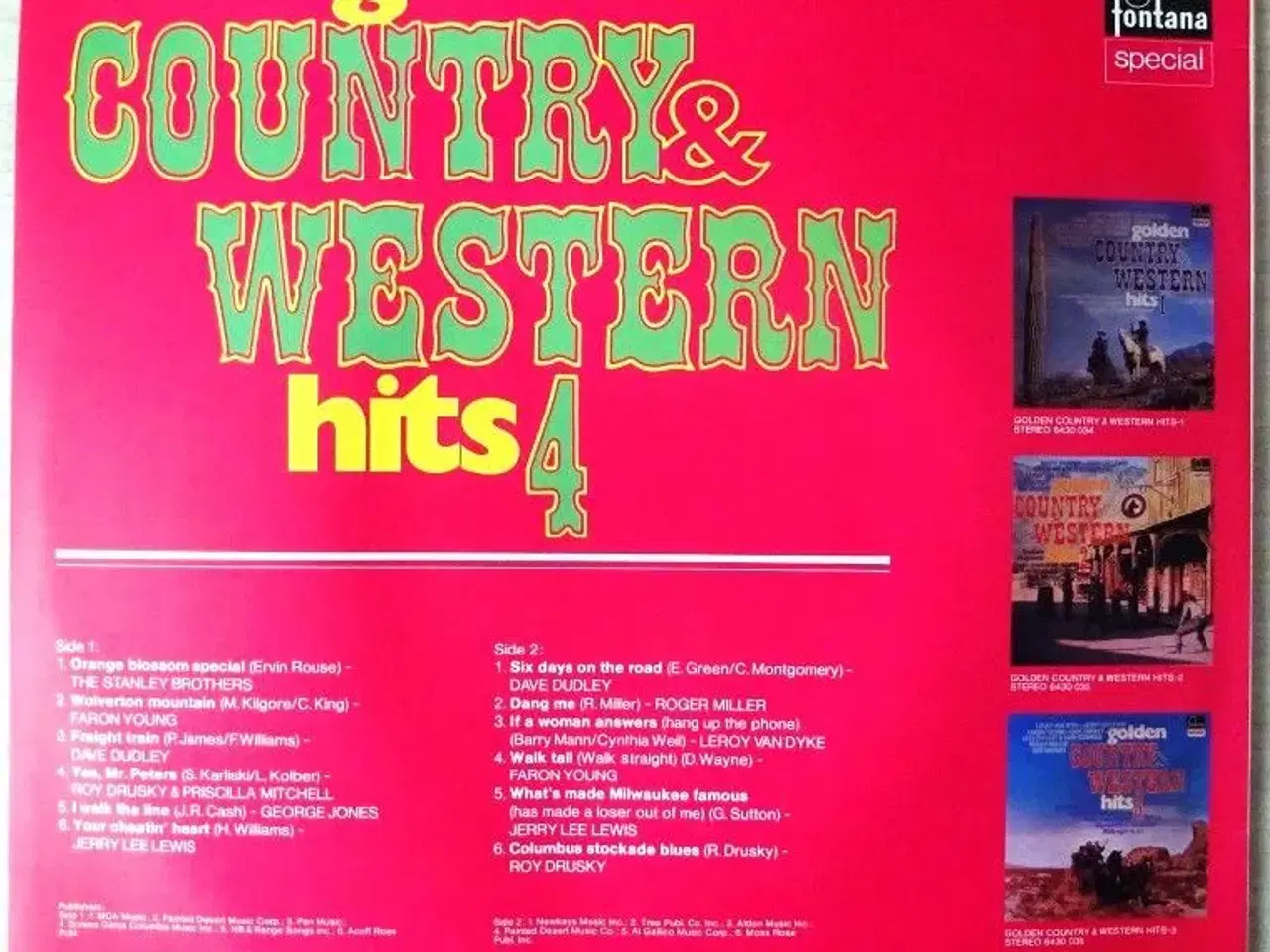 Billede 2 - Country / Western. Vinyl Lp
