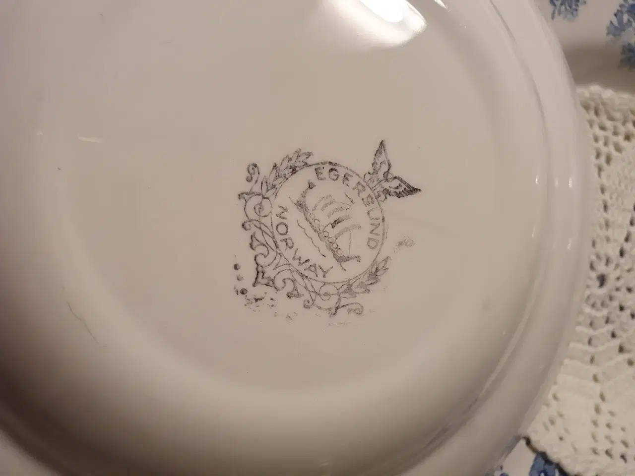 Billede 3 - Vintage tallerkner Egersund, Norge