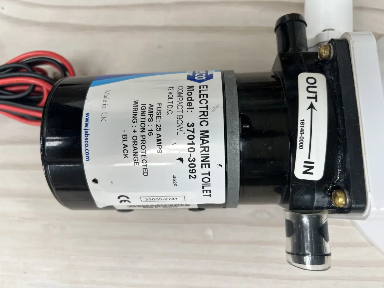 Billede 2 - Jabsco toilet pumpe/macerator
