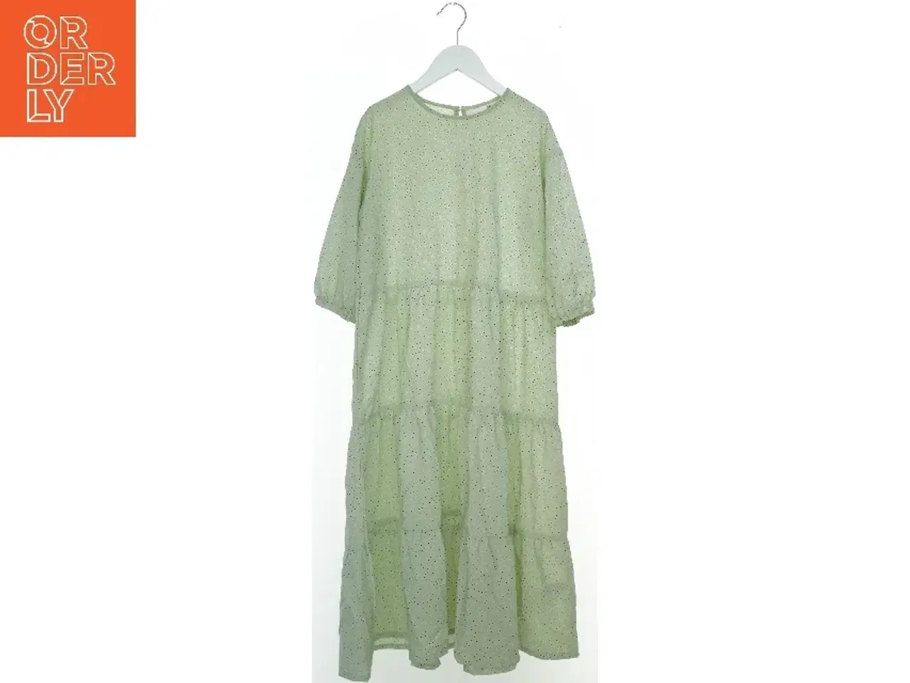 Billede 1 - Lang grøn kjole fra H&M (str. 146)