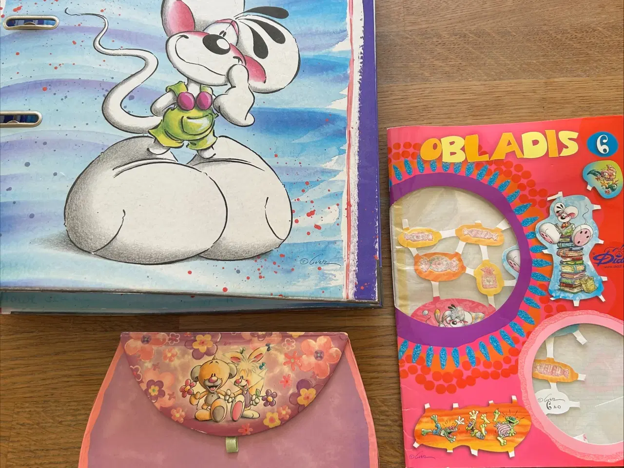Billede 5 - Stor Diddle-samling med papir, blokke, mappe osv