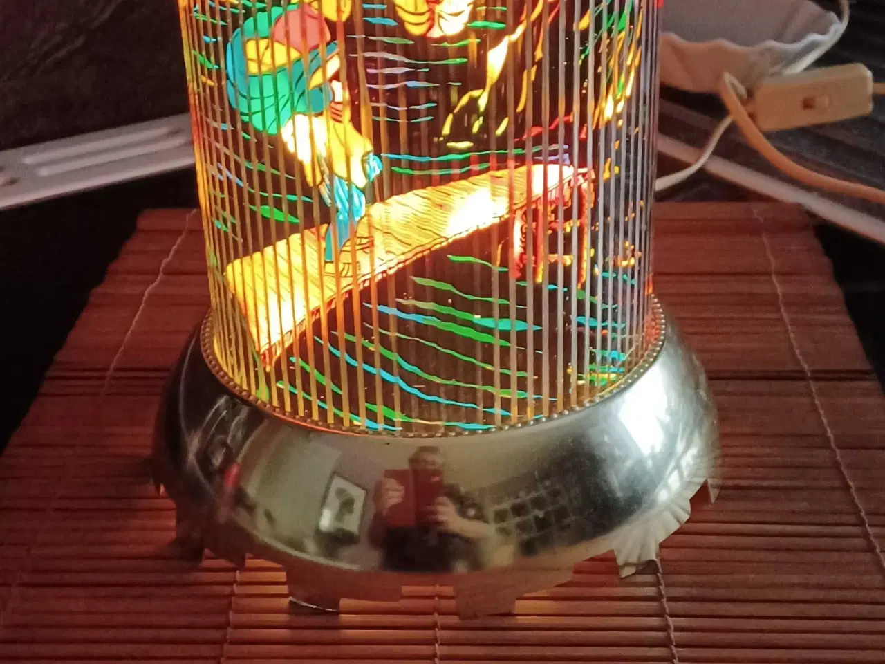 Billede 3 - RETRO ROTERENDE LAMPE.