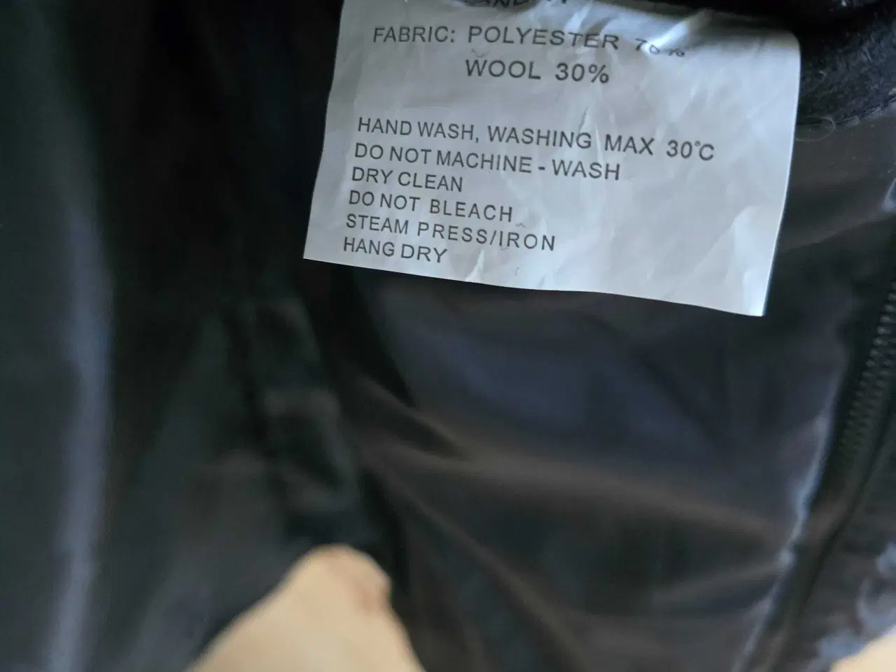 Billede 8 - Vinter frakke i 2 dele sort ( herre )