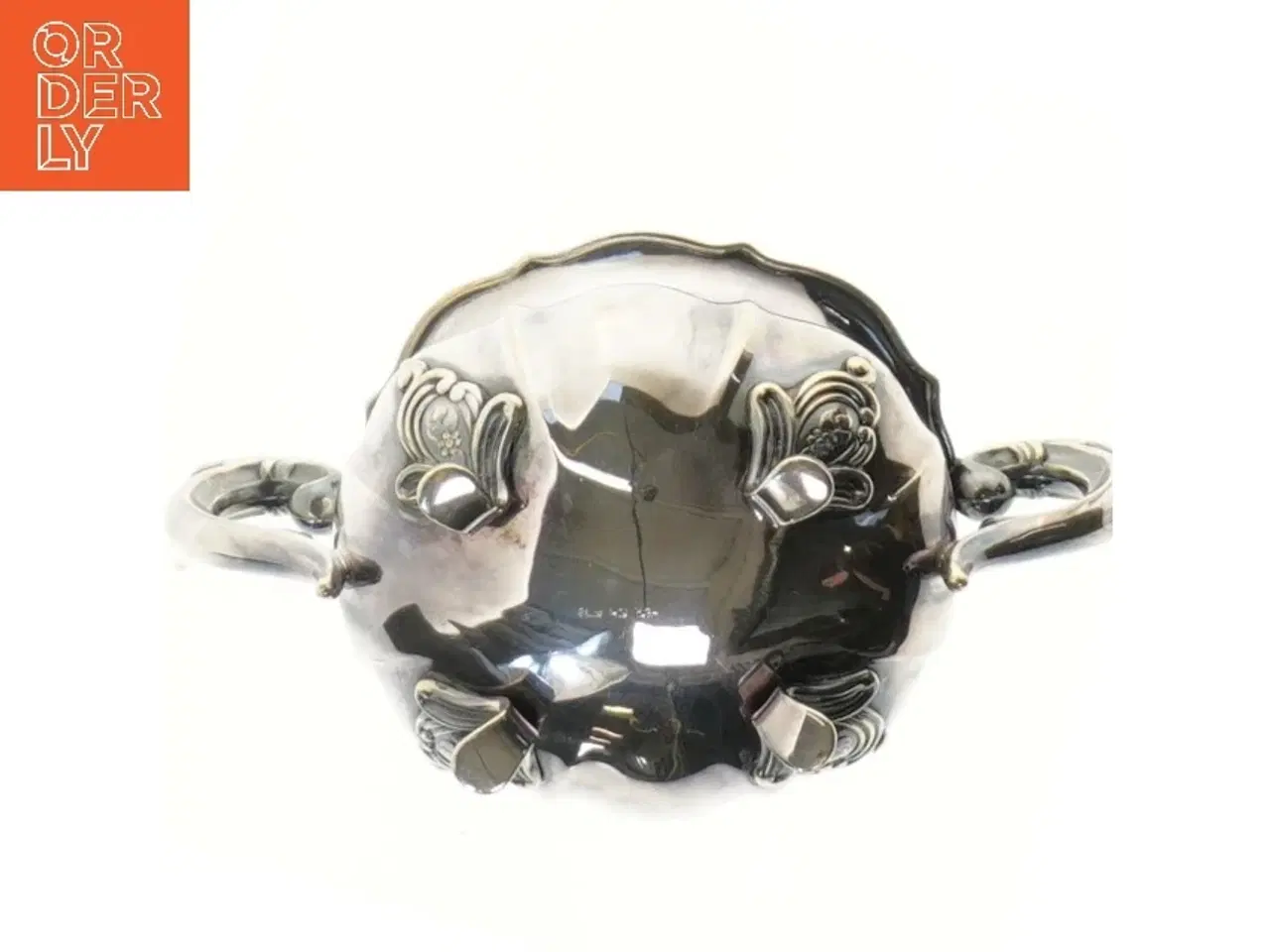 Billede 2 - Sølv sukkerskål (str. 10x17,5 cm)