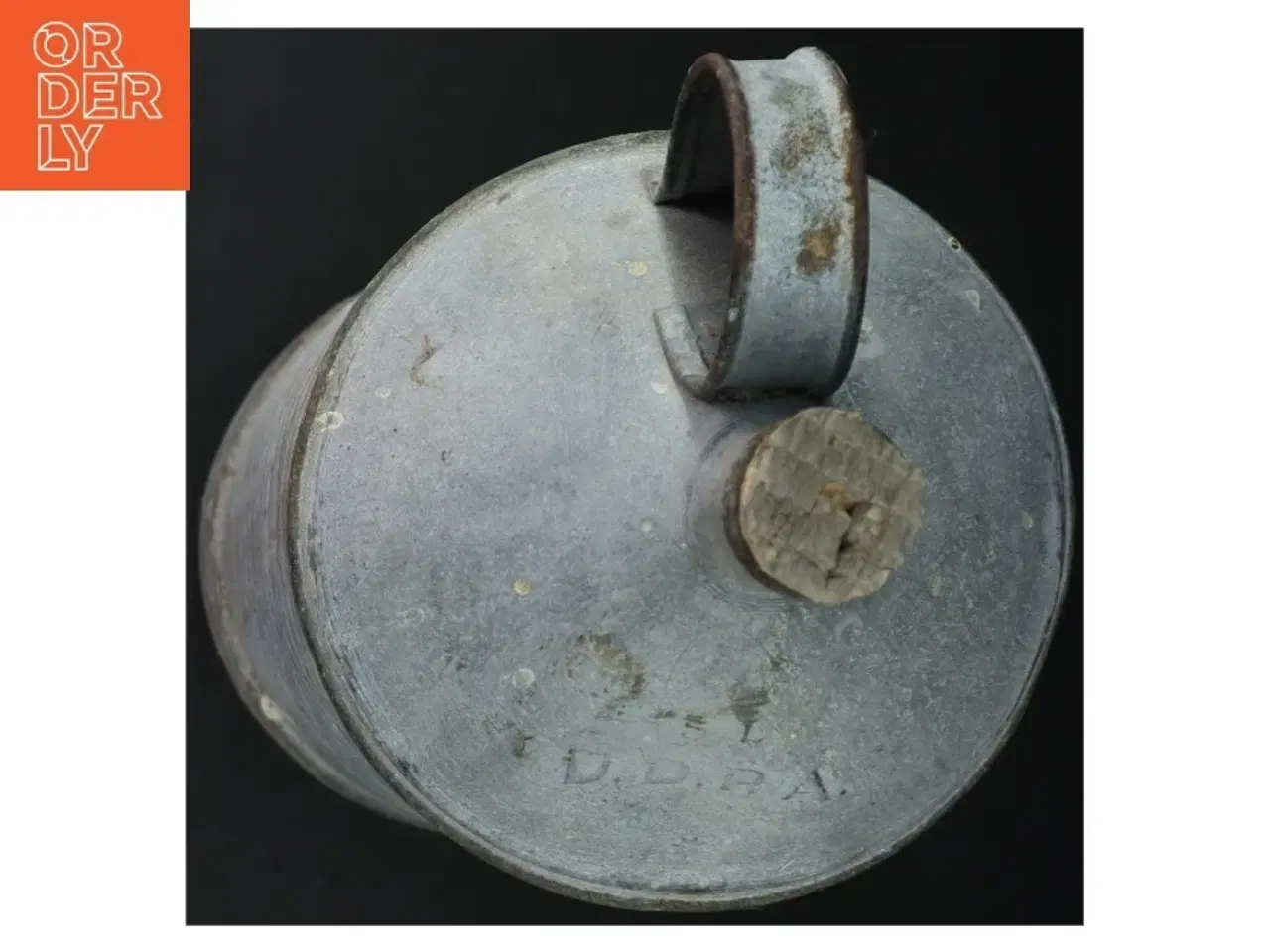 Billede 4 - Gammel zink mælkekande fra Ddpa (str. 41 cm)