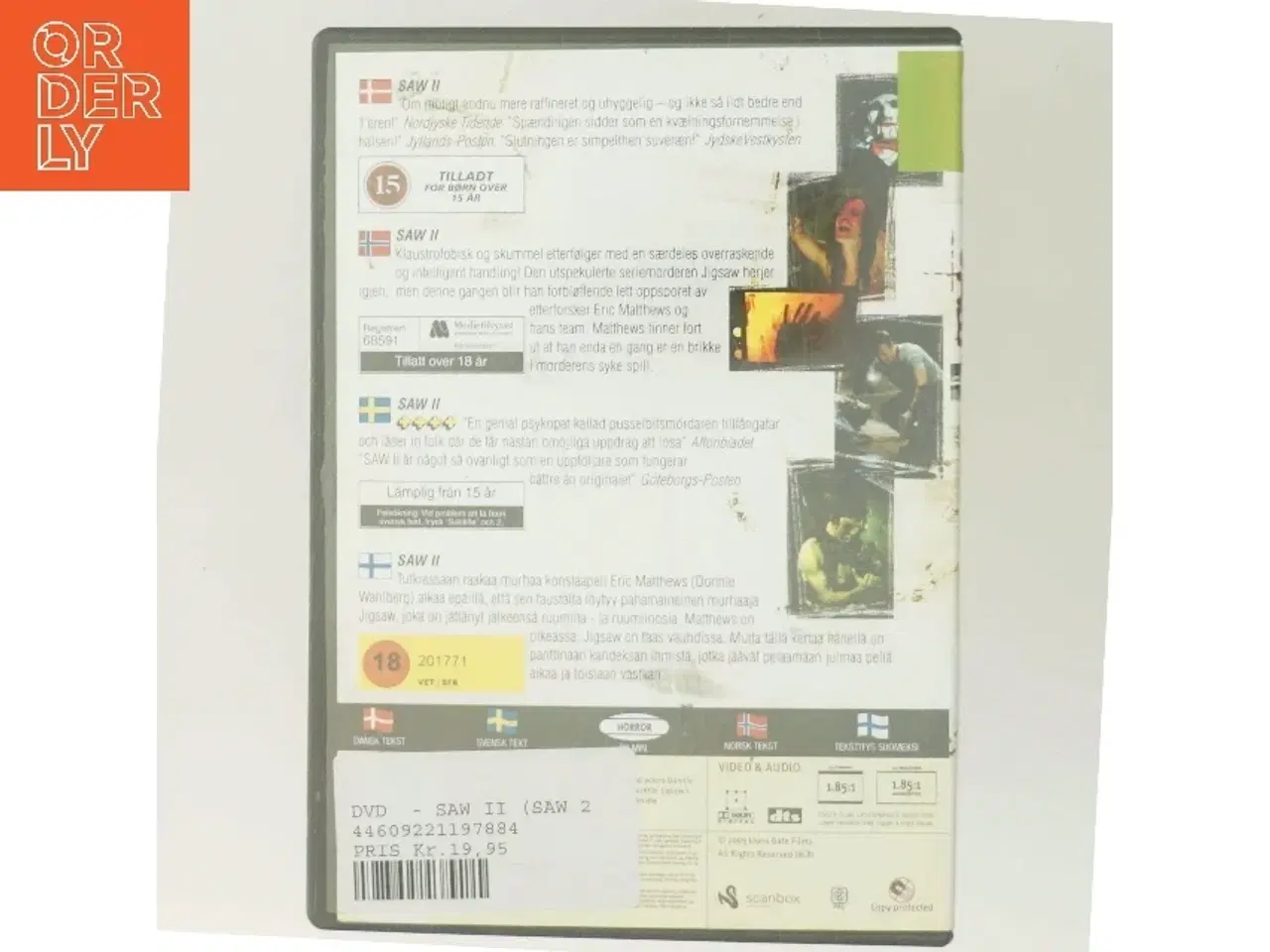 Billede 3 - Saw II med Donnie Wahlberg (DVD)