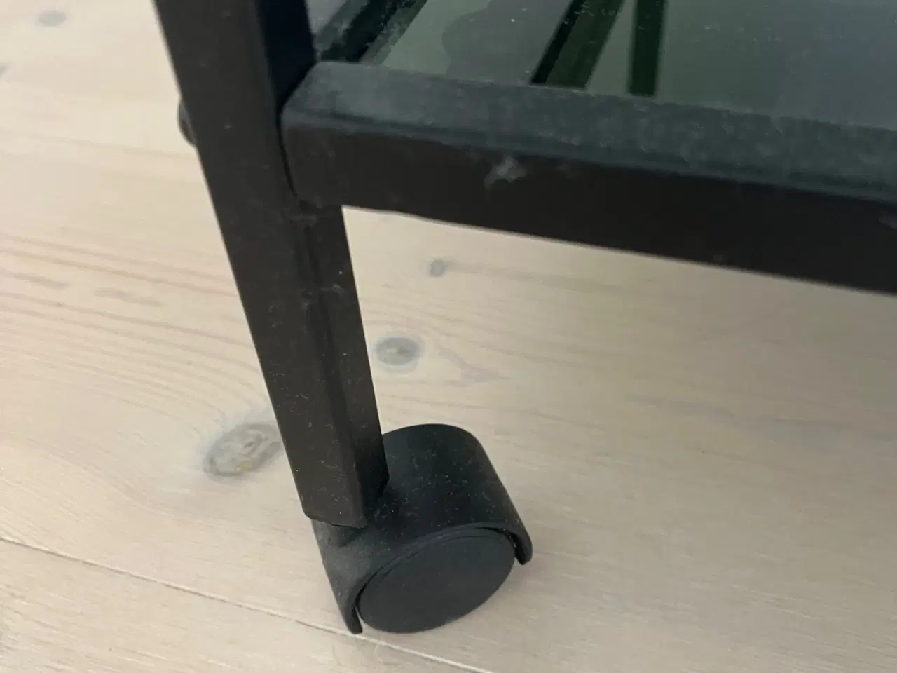 Billede 4 - Sort Barbord, glas og metal